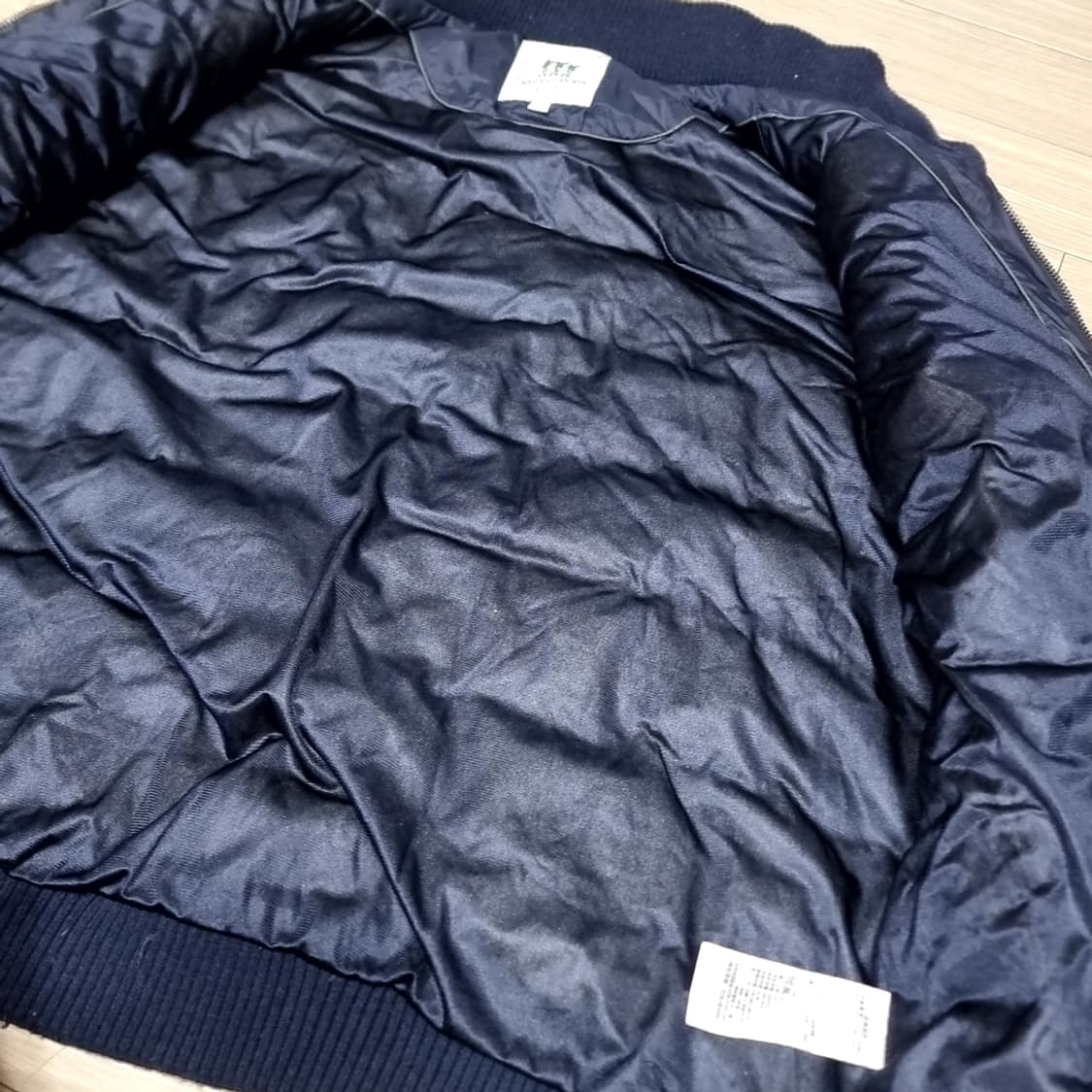 헨리코튼 오리털 네이비 패딩 니트 집업 점퍼(105-110) 상품이미지5