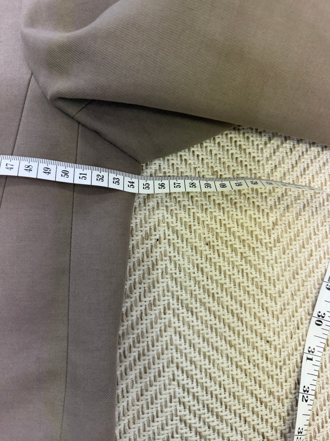 정품) TIME 타임옴므 베이지색 롱자켓 100 상품이미지8