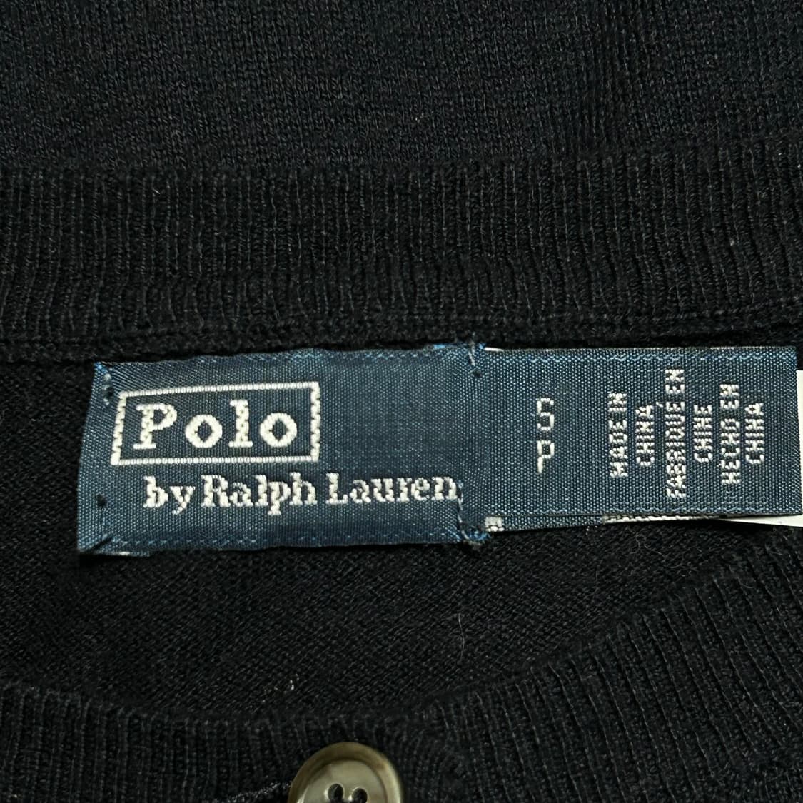 S 폴로랄프로렌 여성용 네이비 코튼 가디건 상품이미지4