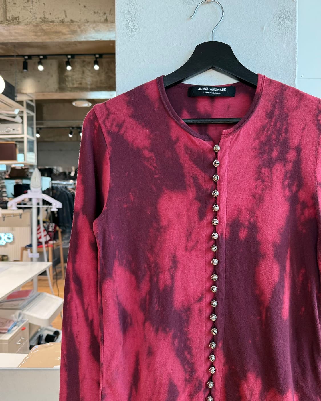 준야 와타나베 AD2004 벨 텍스처 타이 다이 롱 슬리브 상품이미지4