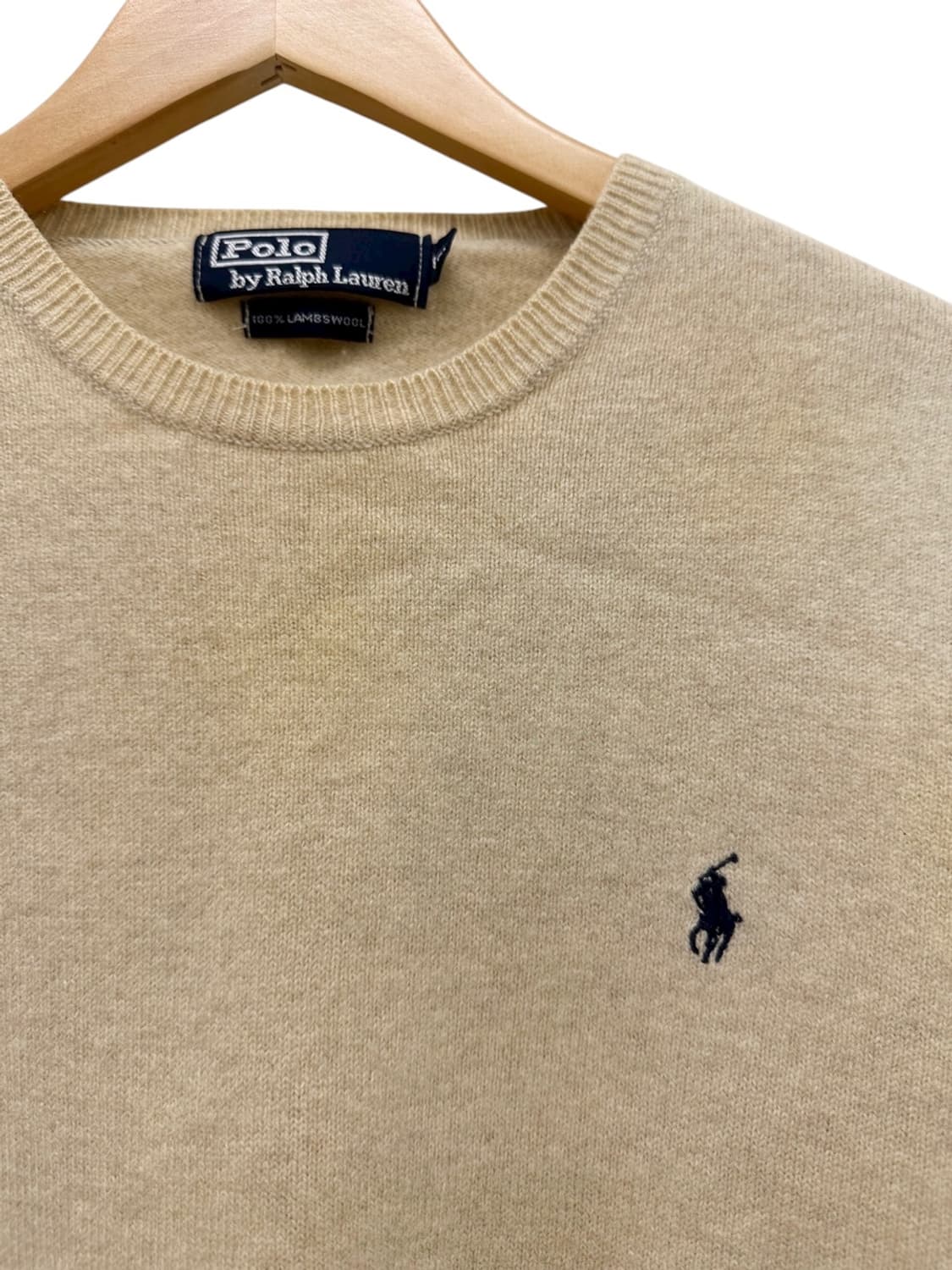 00s 폴로 울 니트 아이보리 (XL) 상품이미지3