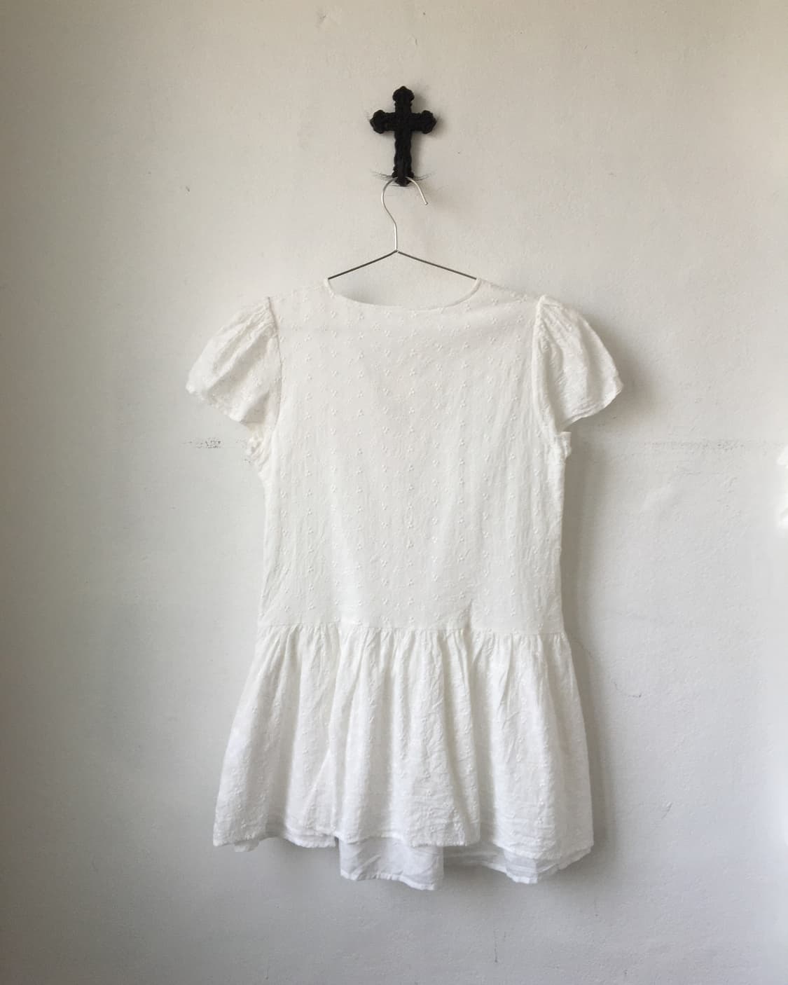Pattern point button up dress 상품이미지3