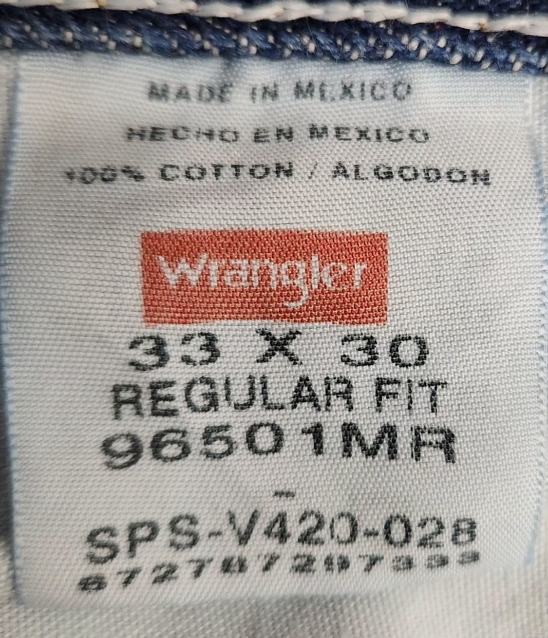 [Wrangler 랭글러] 32인치 남 청바지 데님팬츠 상품이미지3