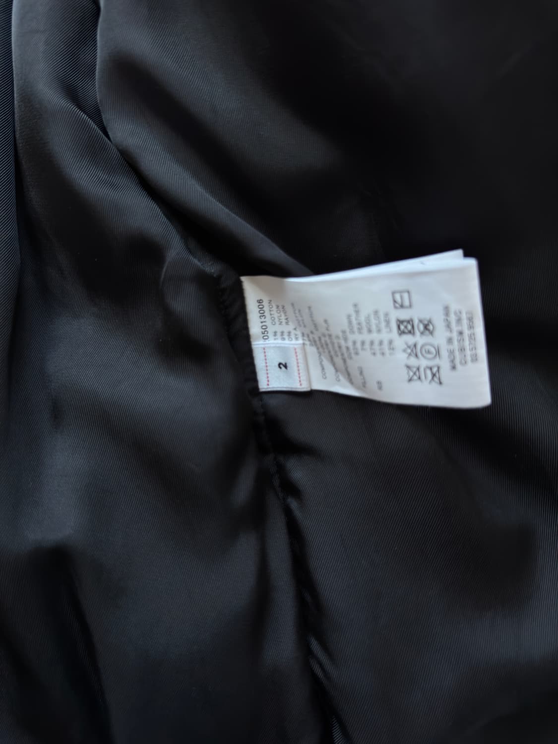 비즈빔 22AW 발데즈 다운 블랙 상품이미지5