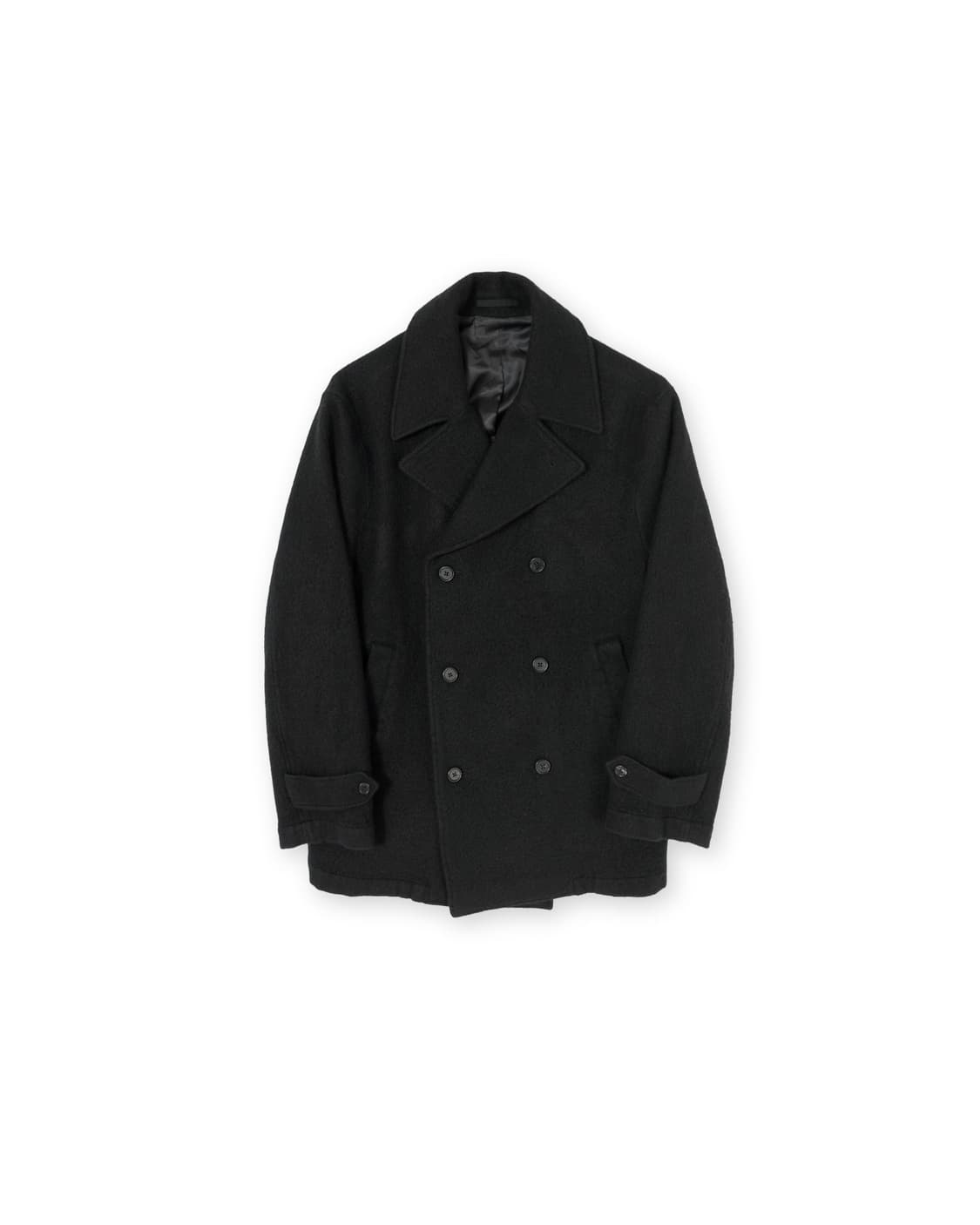 브라운야드 보일드 울 피코트 블랙 5사이즈 상품이미지1