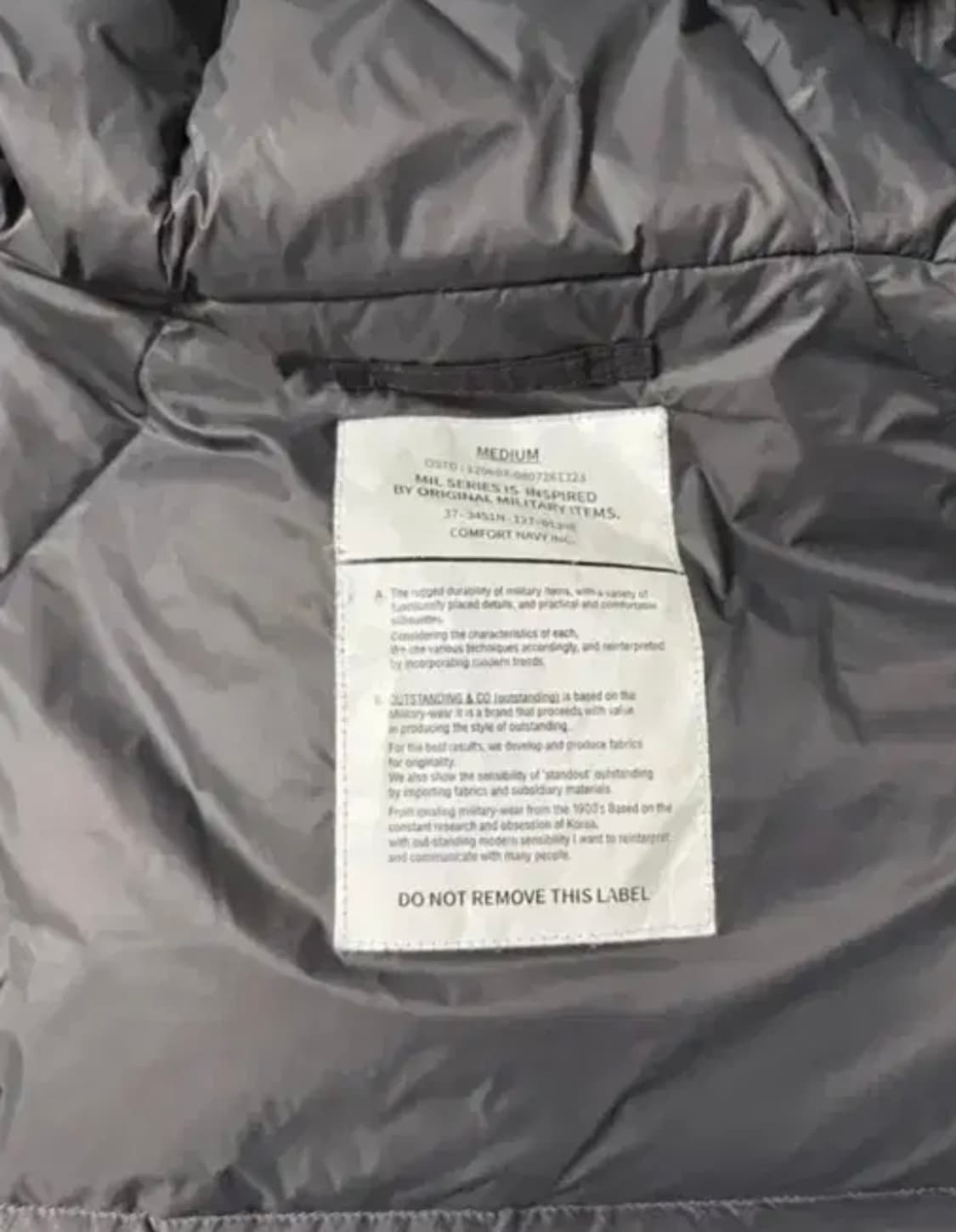 아웃스탠딩 toray level7 다운파카 패딩(M) 상품이미지2