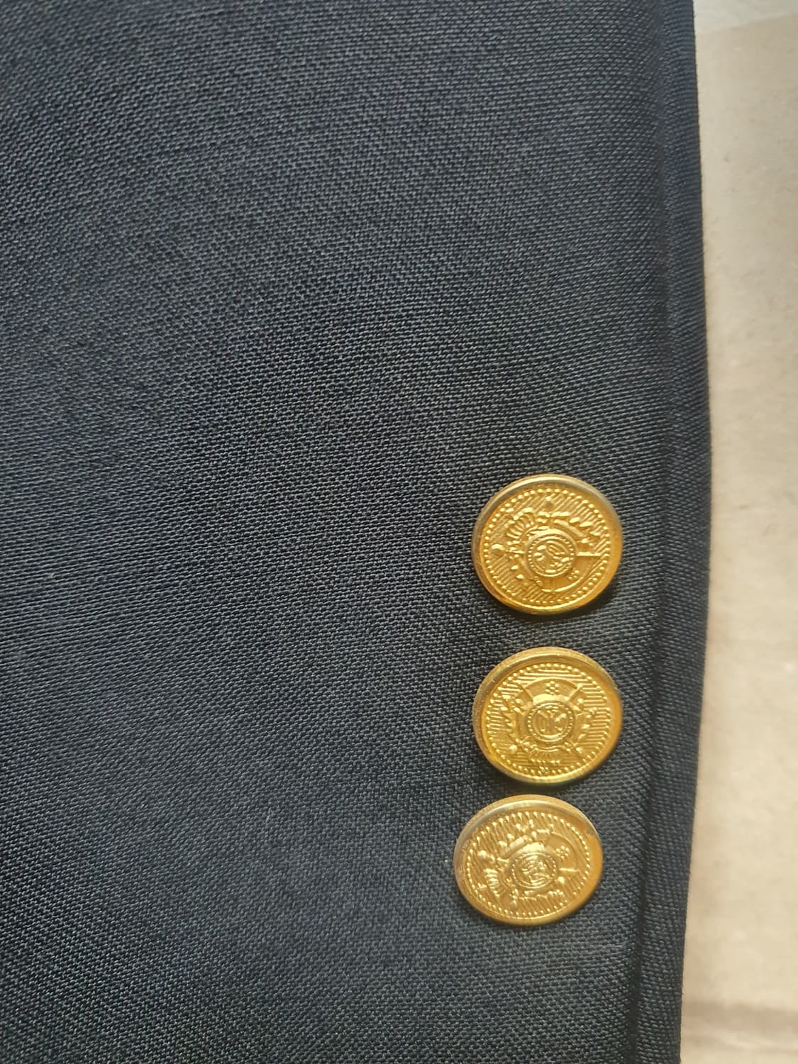 이태리 더블 블랙 블레이저 95사이즈  상품이미지3