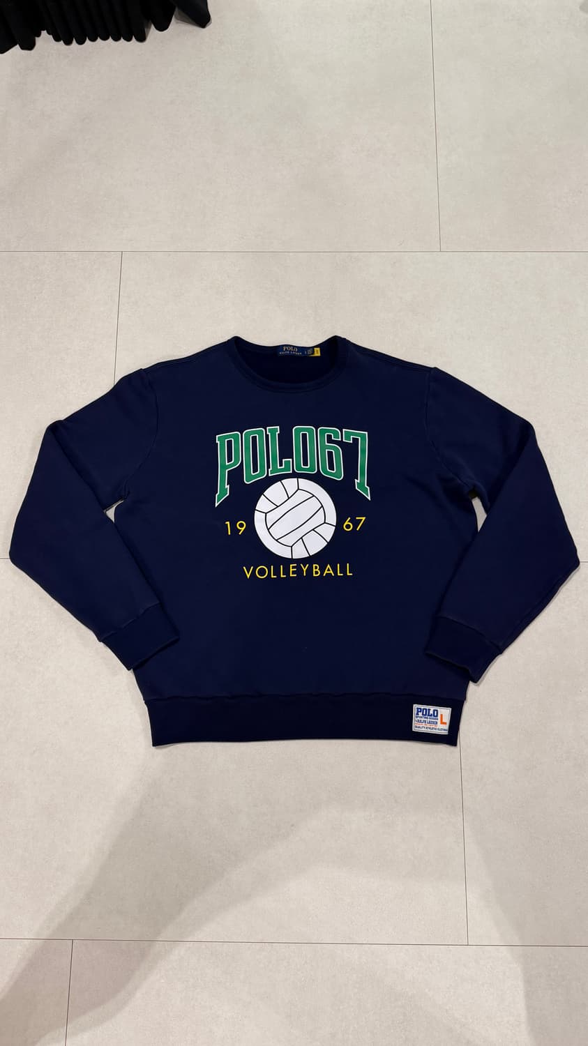 폴로 발리볼 맨투맨 스웻셔츠 L 상품이미지1
