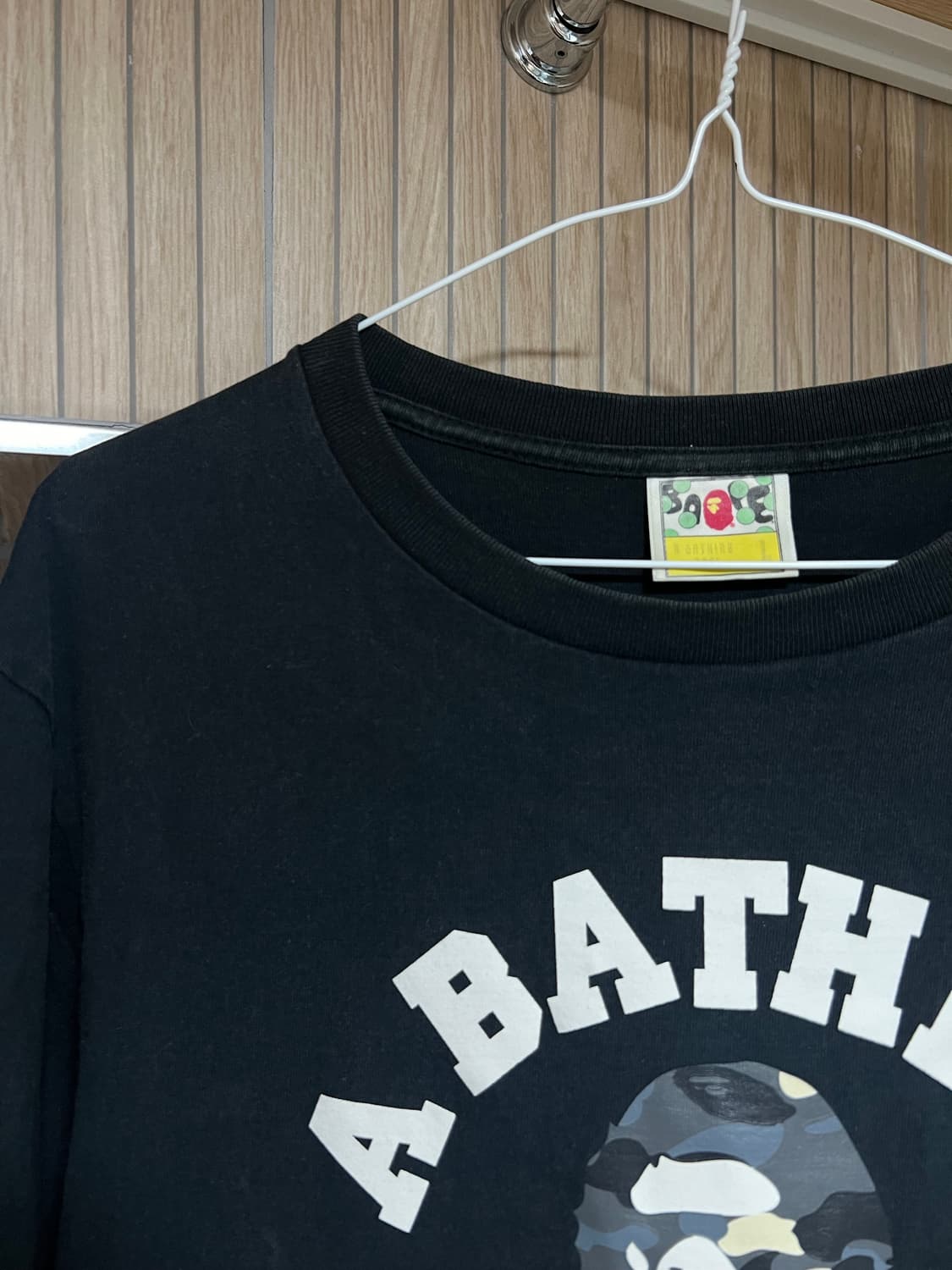 베이프 사루 야광 반팔 티셔츠 상품이미지2