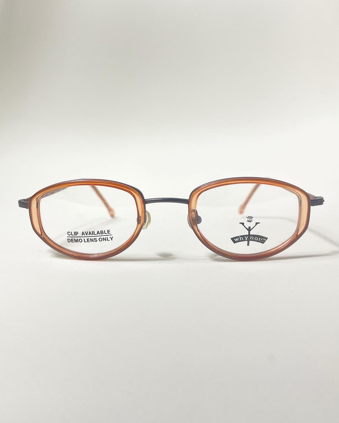 80s 미국제 Why Not 뿔테 빈티지 안경 상품이미지1