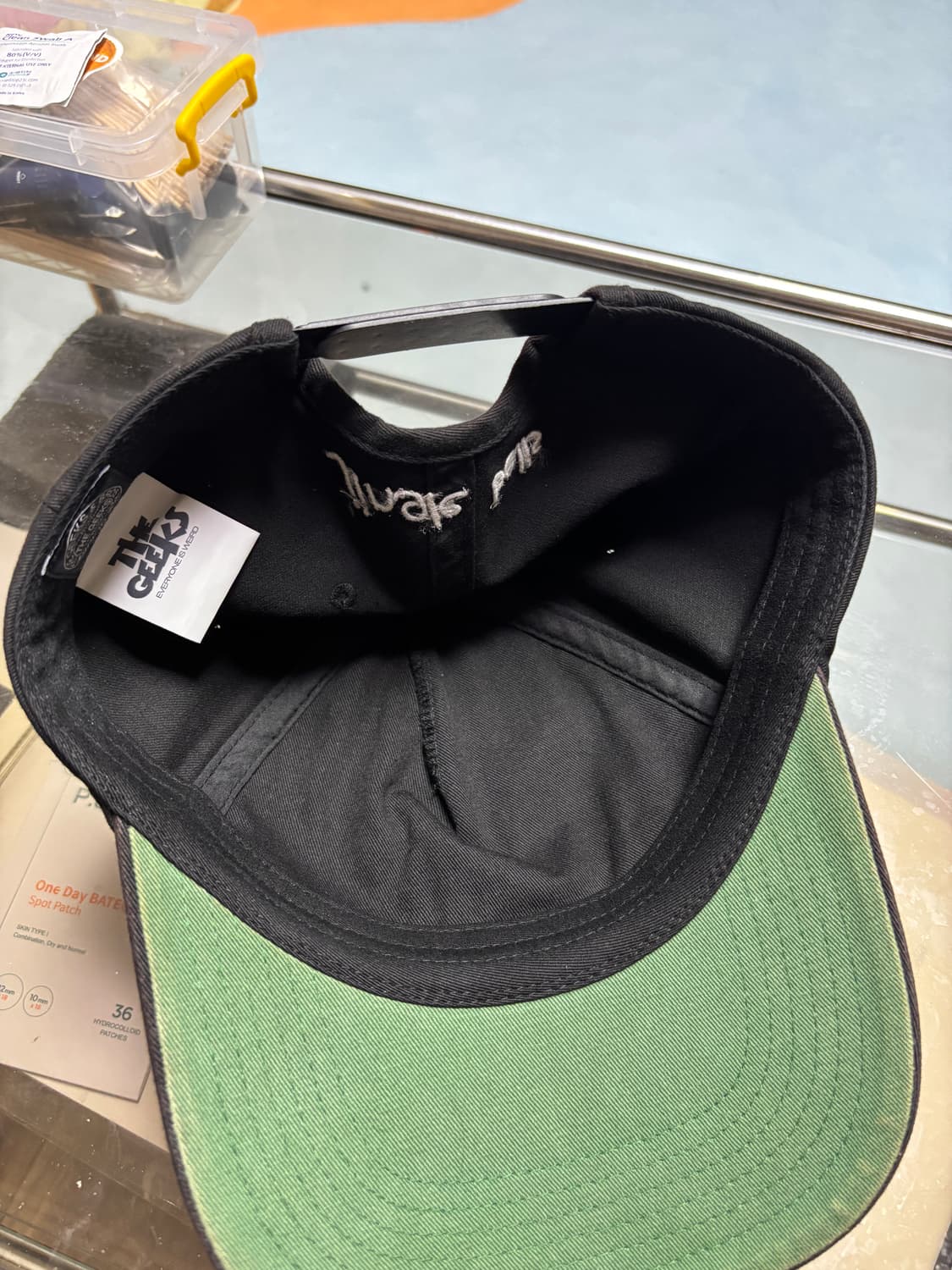 더긱스 5패널캡 블랙컬러 상품이미지3