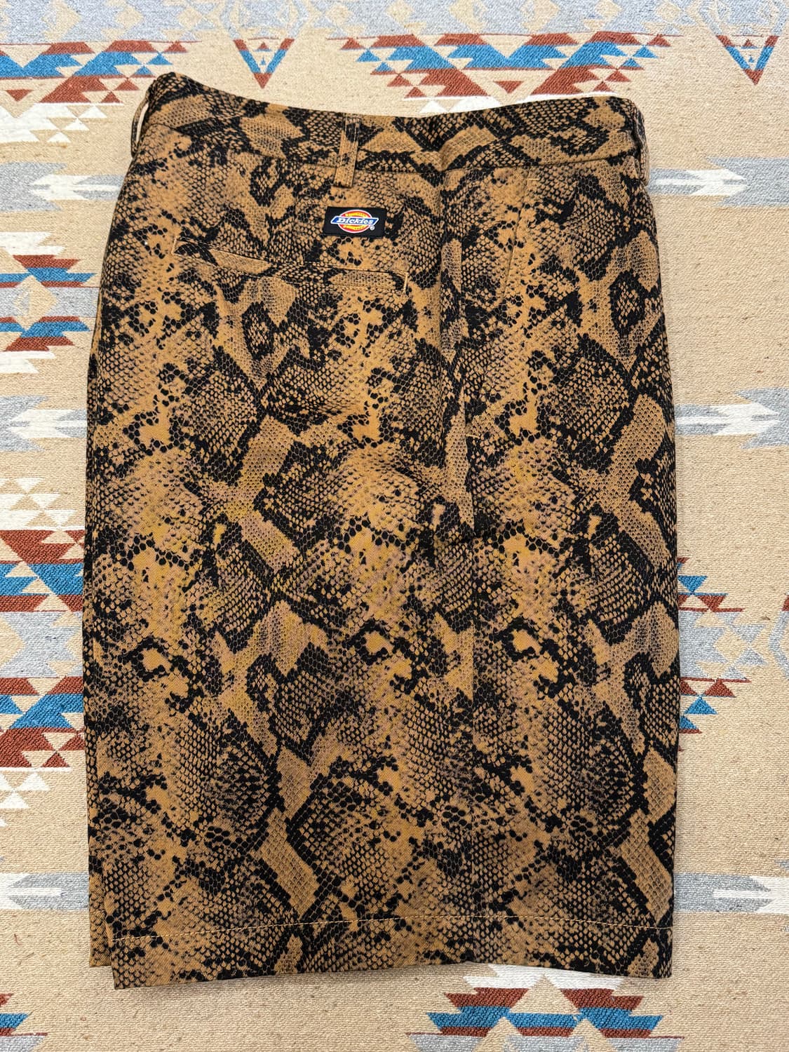 [M] 와코마리아 x 디키즈 플리티드 쇼츠 트라우저 파이톤 상품이미지7