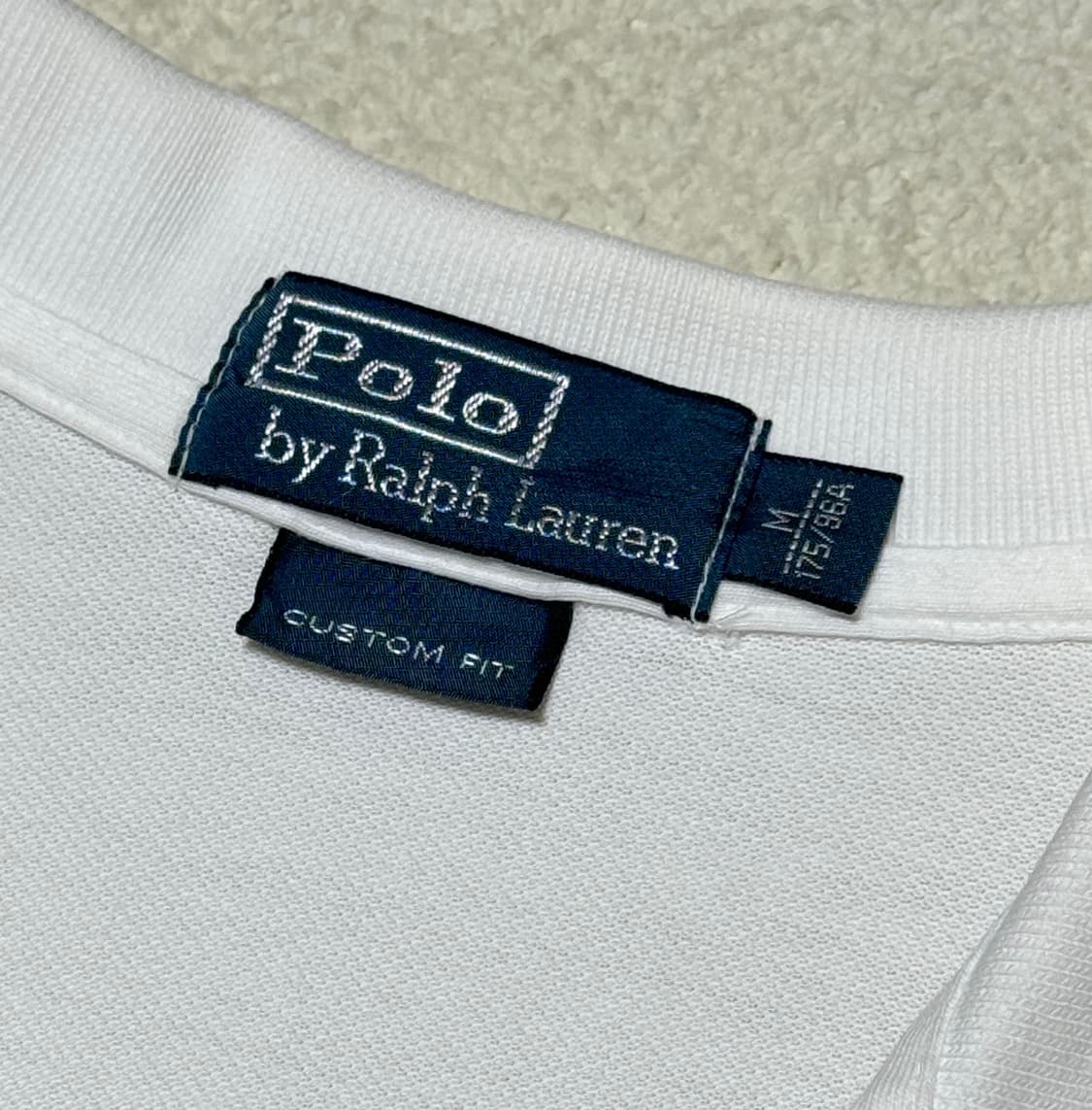 폴로 랄프로렌 빅포니 치프키프 디자인 화이트 반팔 상품이미지5