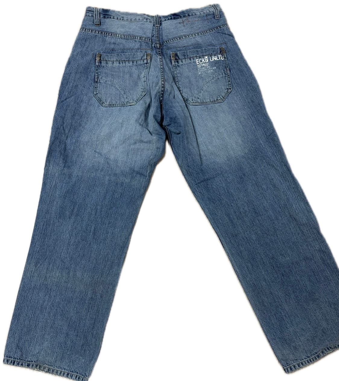 빈티지 중청 와이드 팬츠 상품이미지3