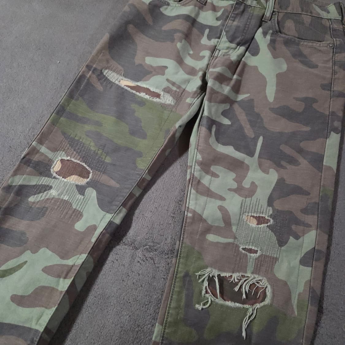 리바이스 하이볼 카모 패치워크 팬츠 30 상품이미지5