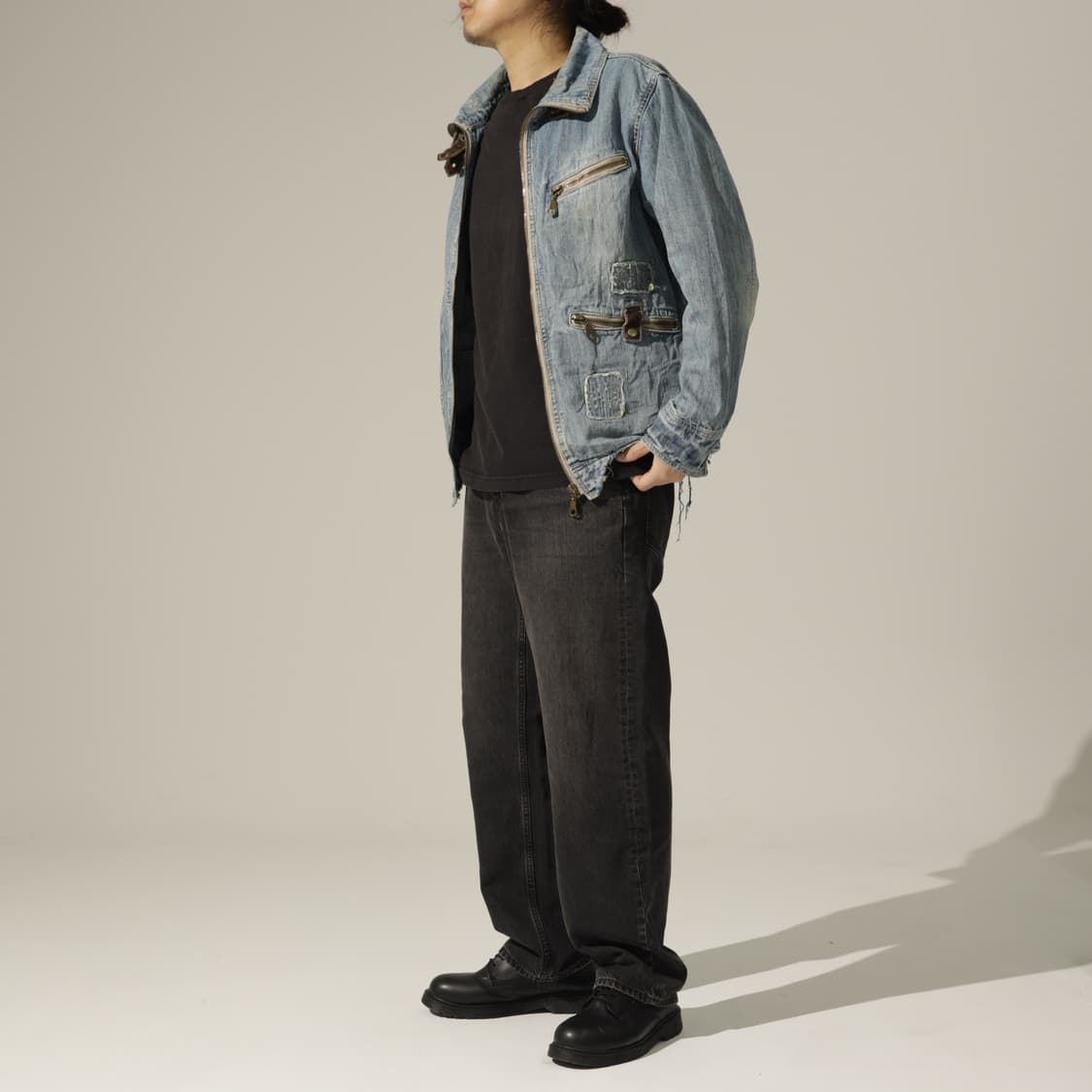 JPN 데님 블루종 자켓 상품이미지8