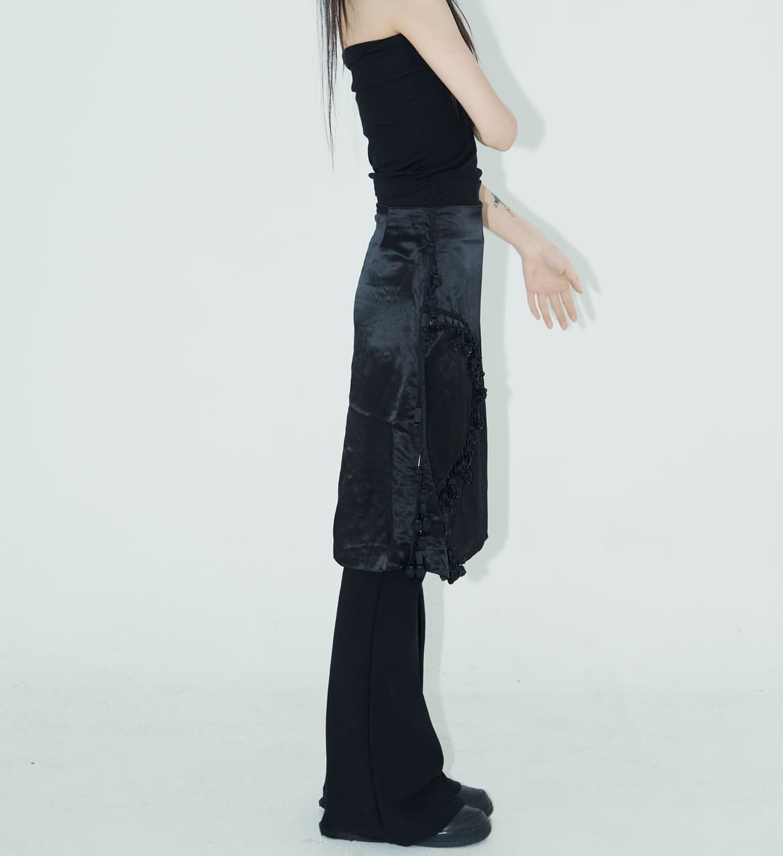 Miu miu beads satin skirt 상품이미지3