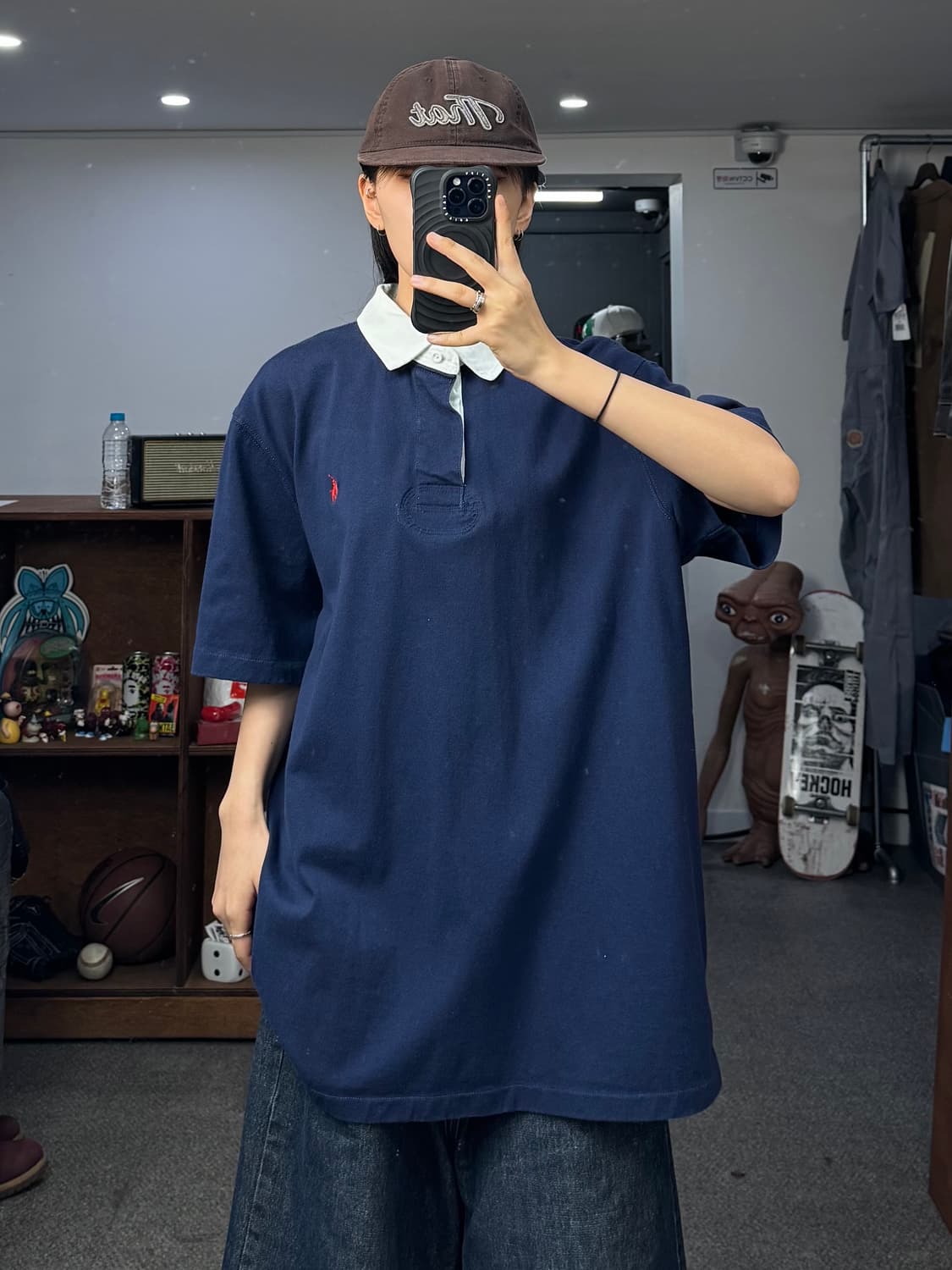 폴로 랄프로렌 네이비 반팔 럭비티 상품이미지8