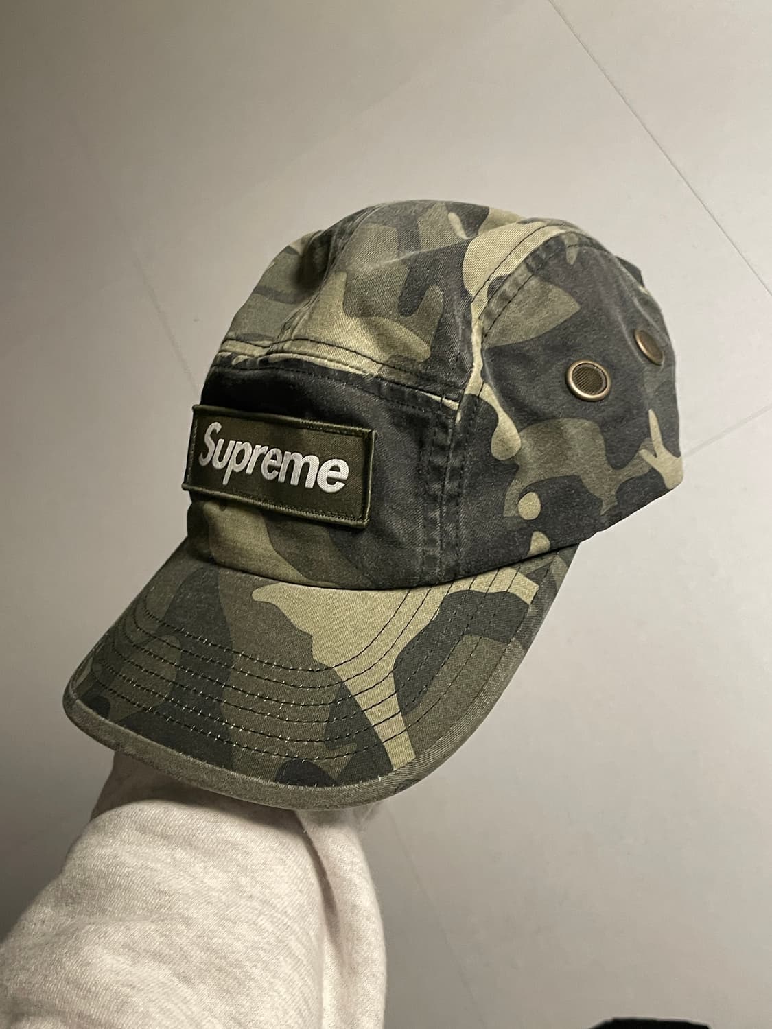 슈프림 supreme 밀리터리 캠프캡 올리브 카모 23SS 상품이미지1