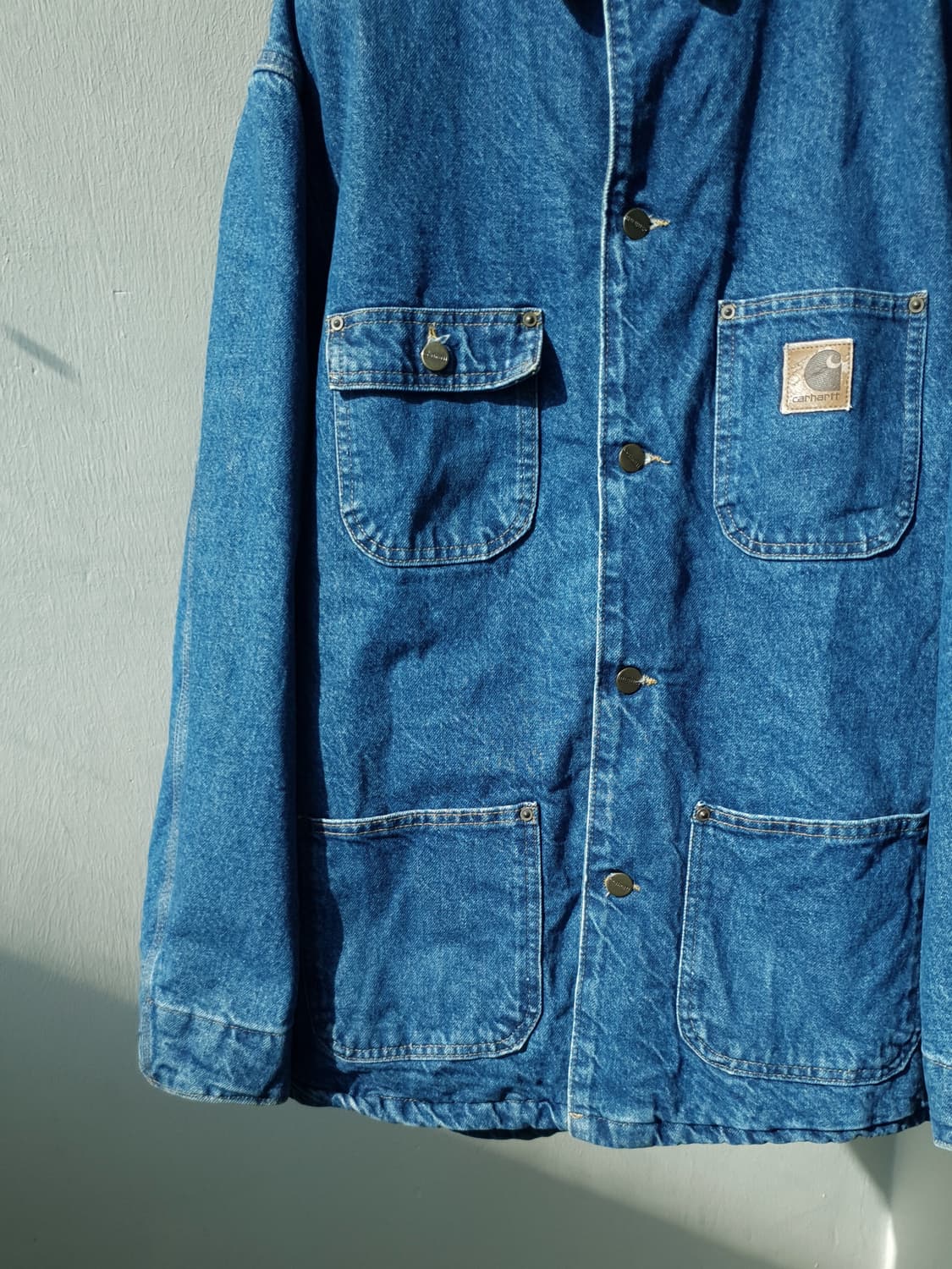 Carhartt c59 dst denim chore coat 상품이미지5