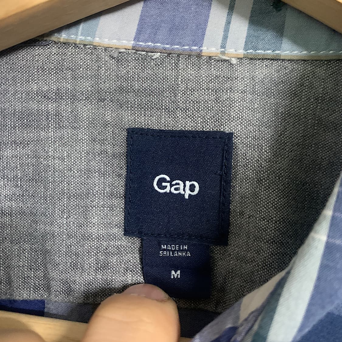 GAP 갭 체크 셔츠 M 상품이미지2