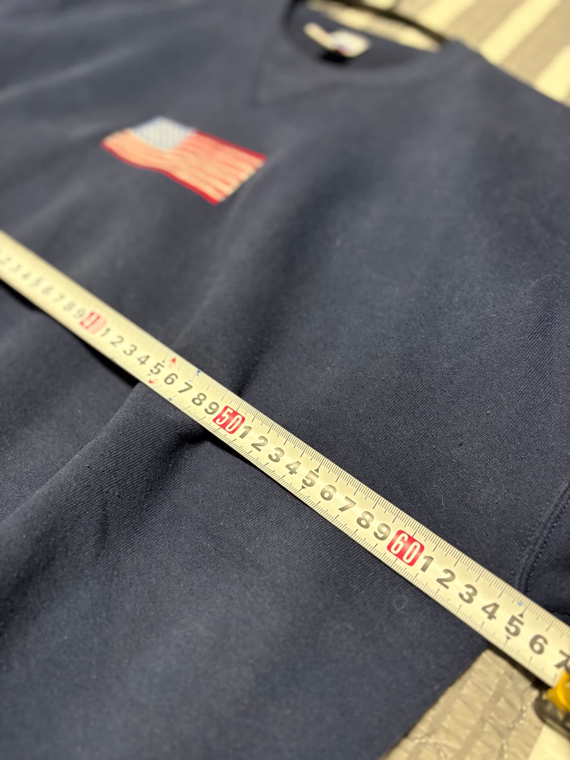 90s 빈티지 러셀 성조기 스웻 초레어템 상품이미지9