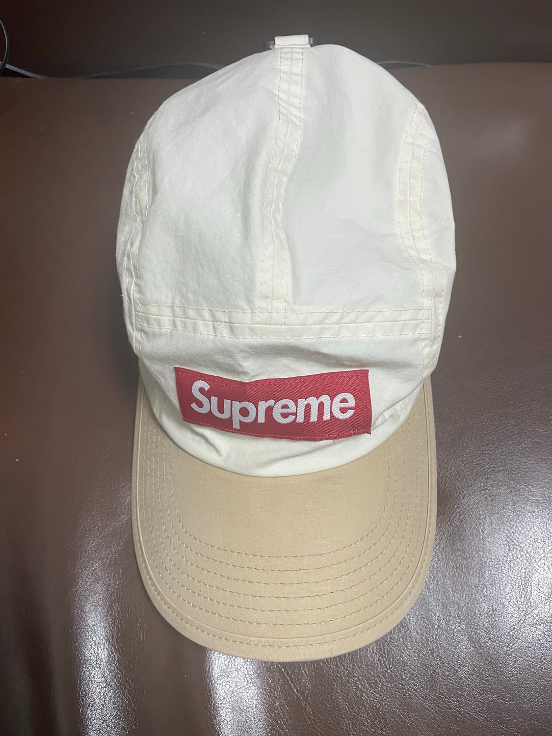 슈프림 왁스드 코튼 캠프캡 내츄럴 캡,모자,캠프캡 상품이미지2