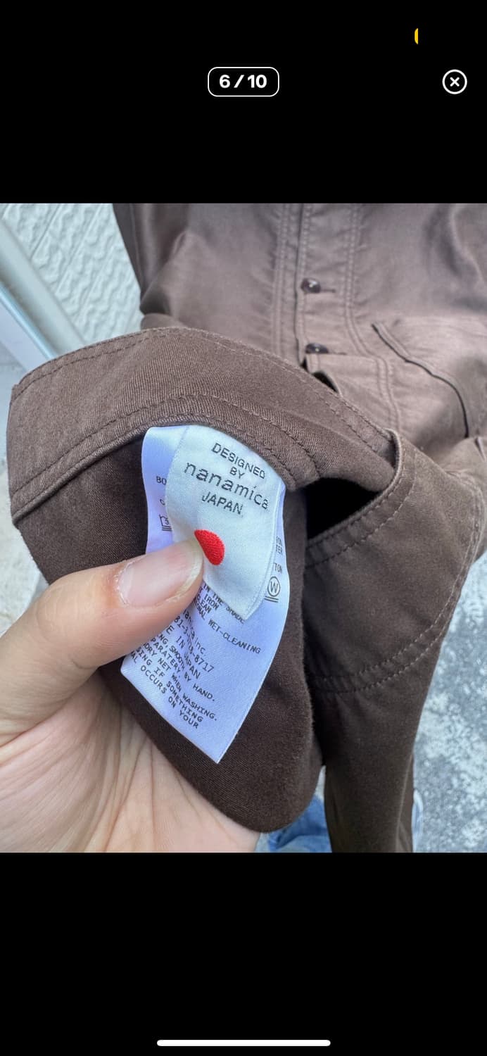 나나미카 몰스킨 프렌치 워크자켓 셋업 L 상품이미지6