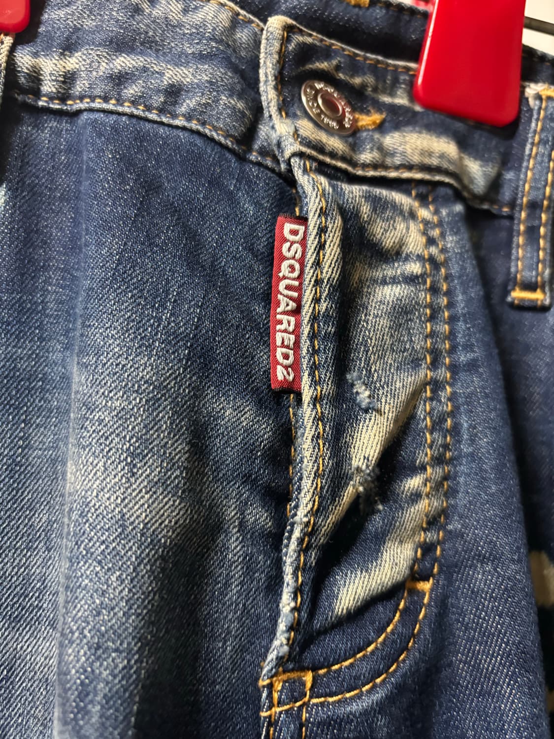 디스퀘어드2 페인팅워싱 백화점판 상품이미지2