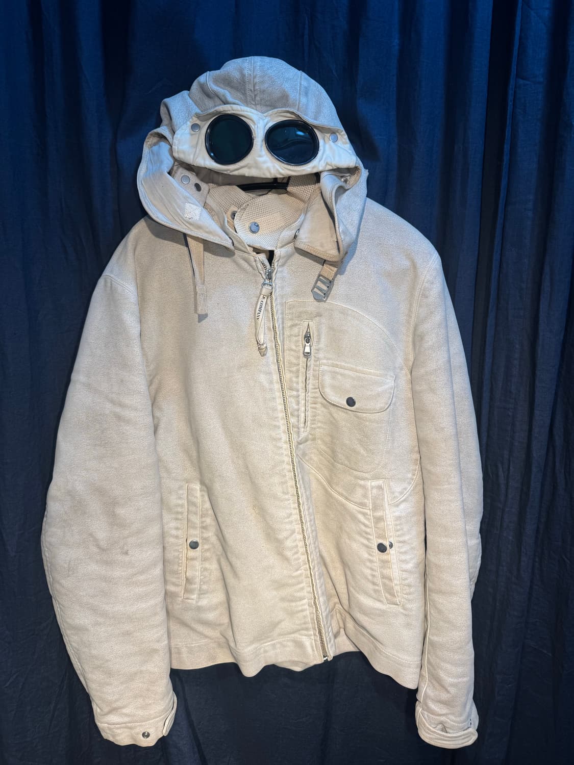 C.P. Company 고글 가죽 자켓 48사이즈 상품이미지1