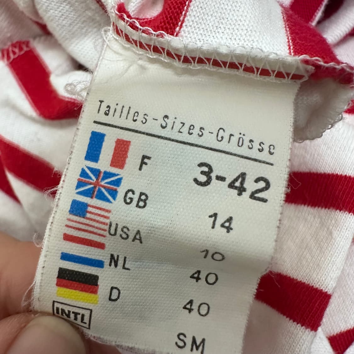 SAINT JAMES 세인트제임스 여성 스트라이프 긴팔티셔츠 SM 상품이미지9