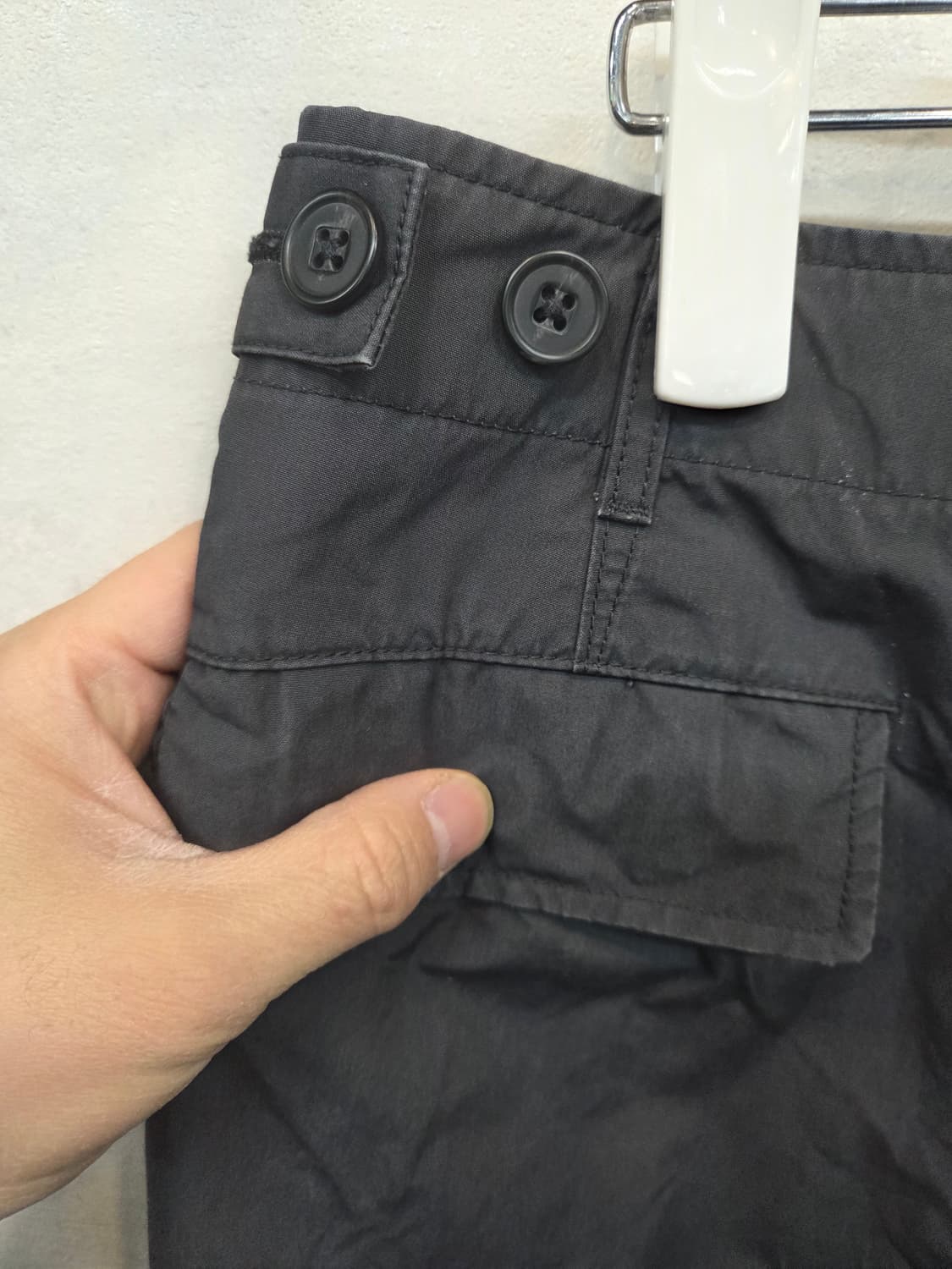 유니클로 u 파라슈트 와이드 팬츠 차콜 73 대략 26~ 상품이미지3