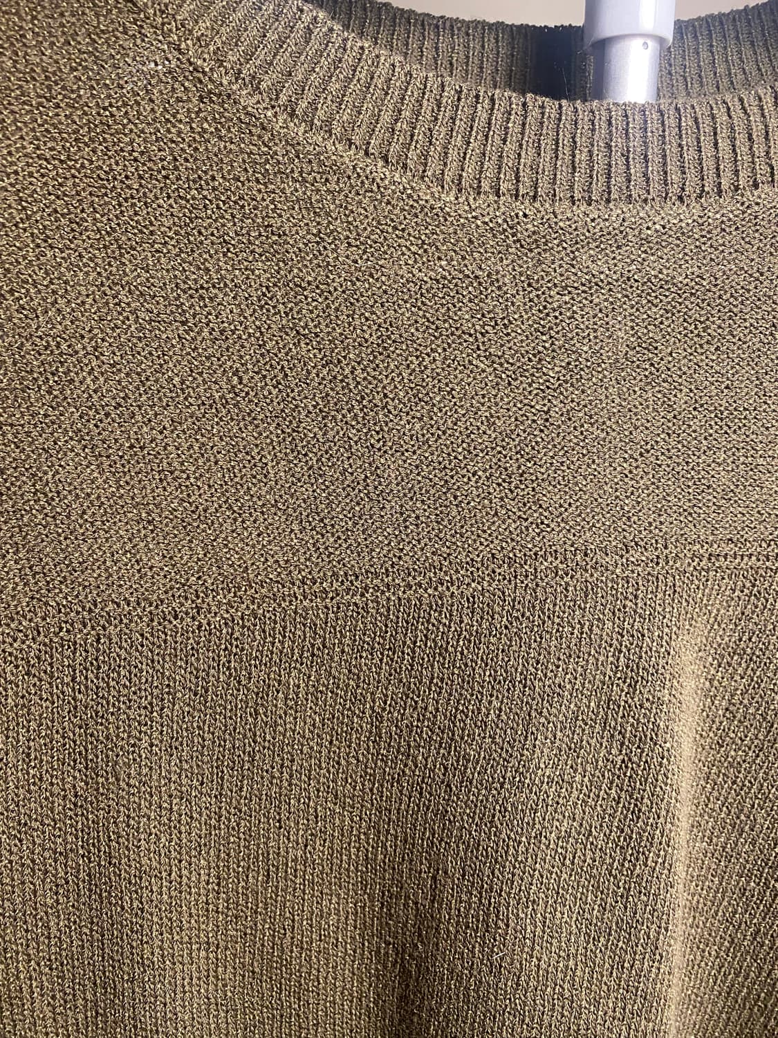 아스프로 반팔 니트 95 올리브 상품이미지5