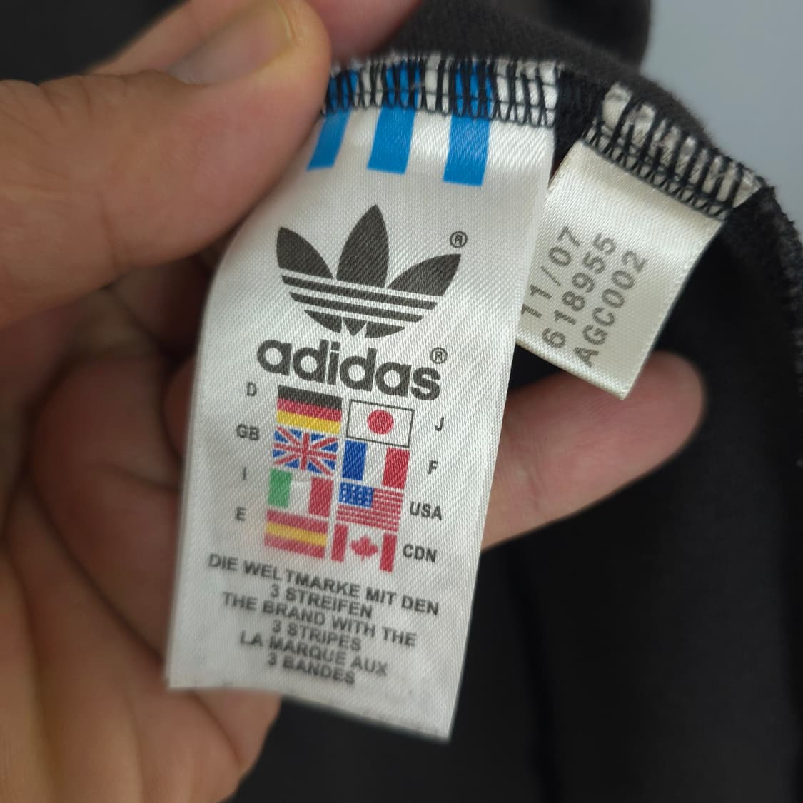 아디다스 Adidas 유로파 트랙탑 자켓 블랙 105 상품이미지9