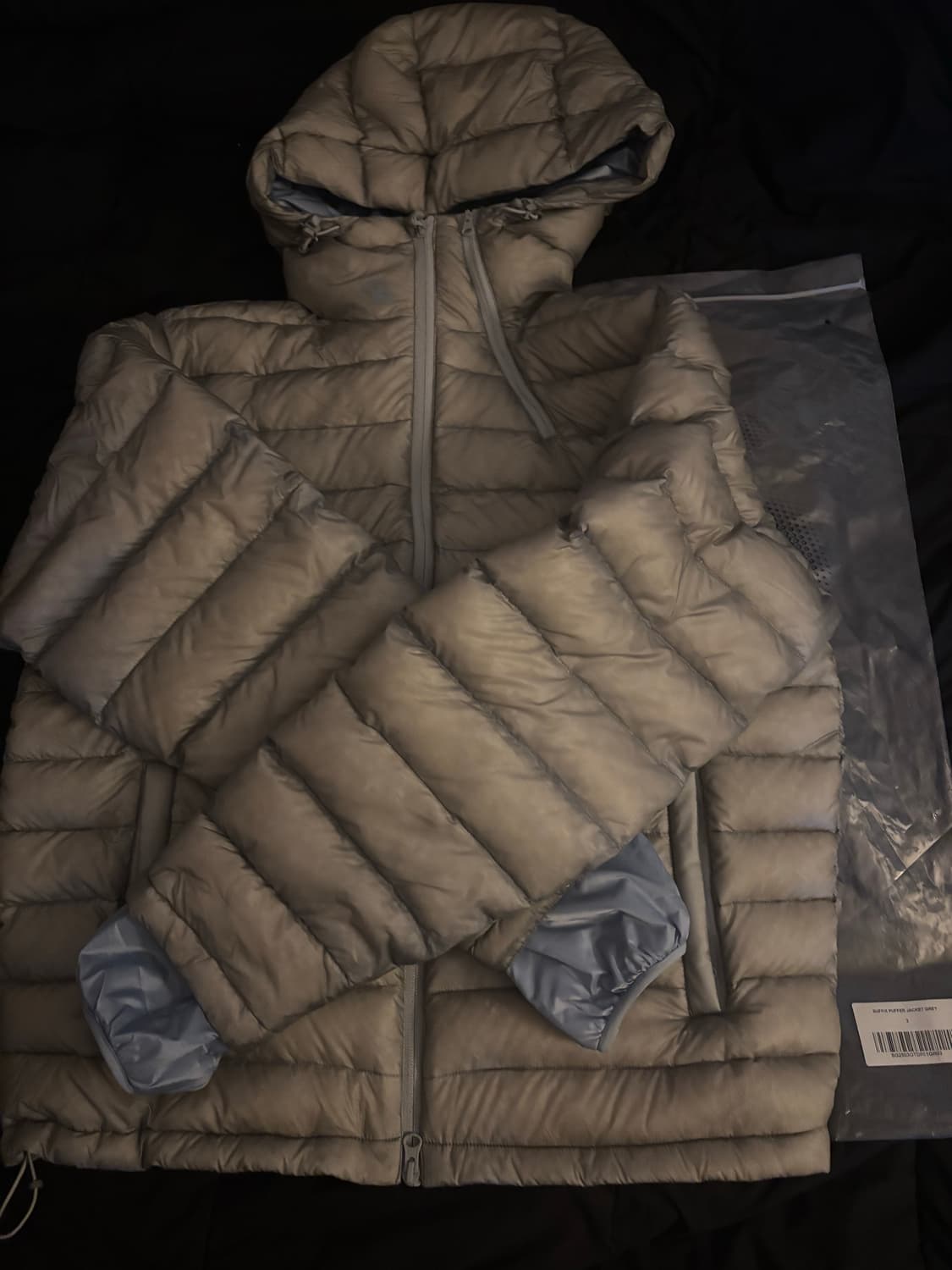 25fw 산산기어 서픽스 푸퍼 자켓 그레이 상품이미지1