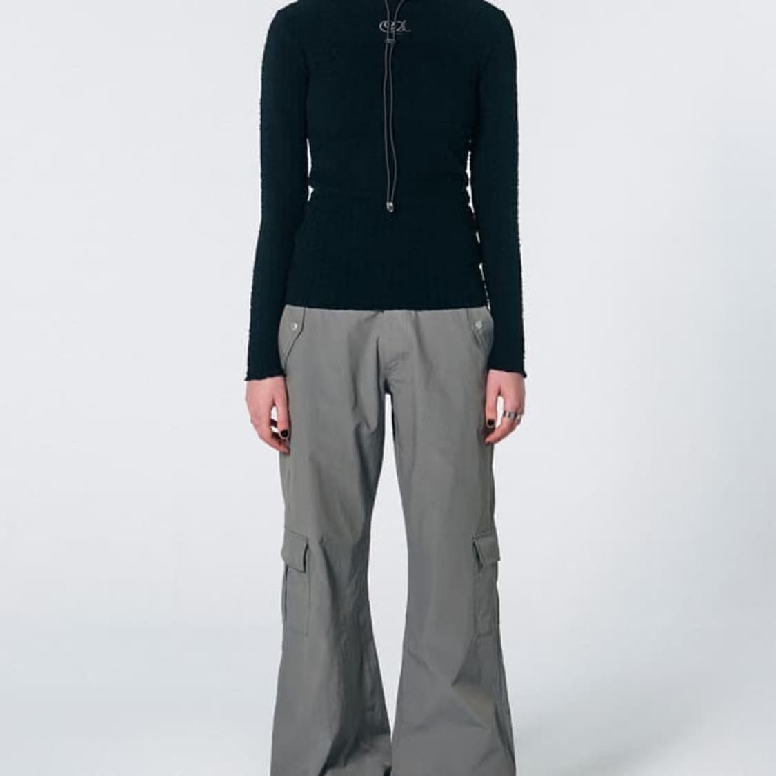 [제니, 나연 착용] SCULPTOR 스컬프터 부츠컷 카고 팬츠 바지 상품이미지4