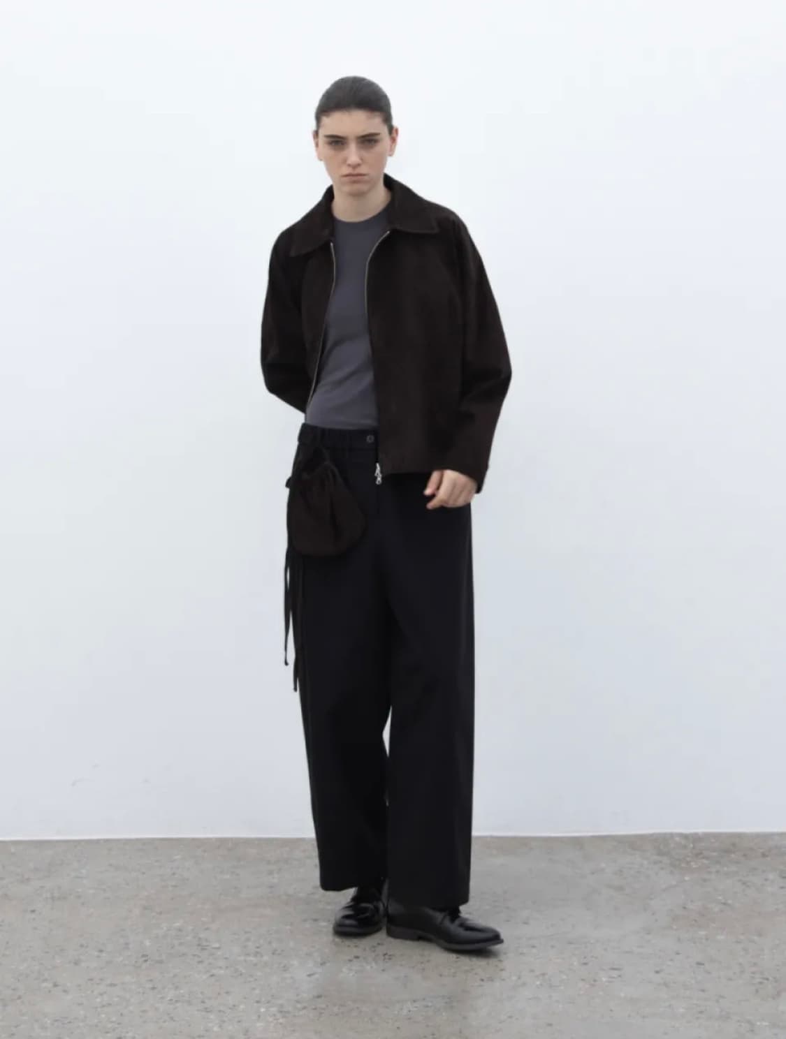 오브헤덴 라운드팬츠 블랙 상품이미지3