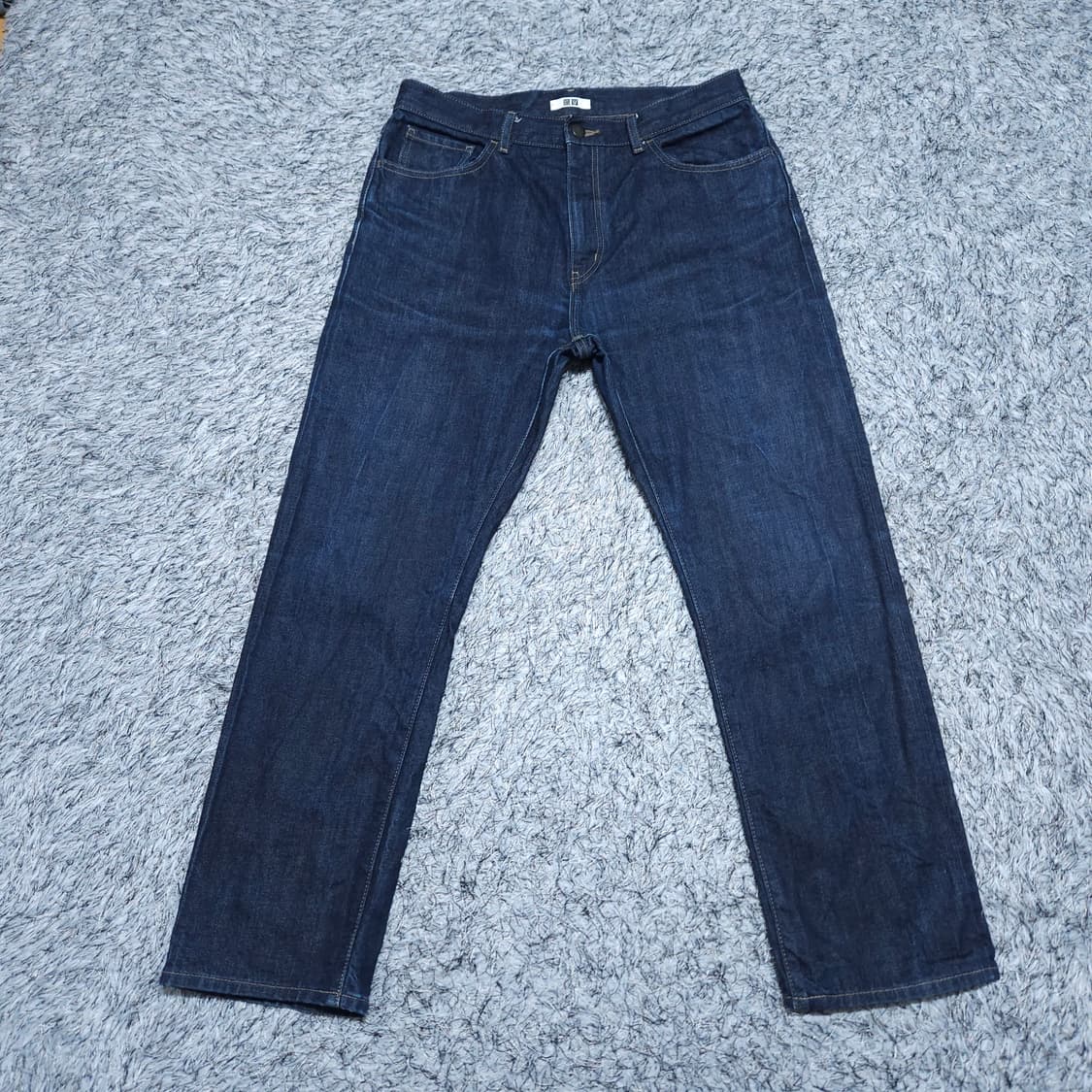 유니클로) 33 남자 셀비지데님 일자청바지 / 왕눈이샵 상품이미지1