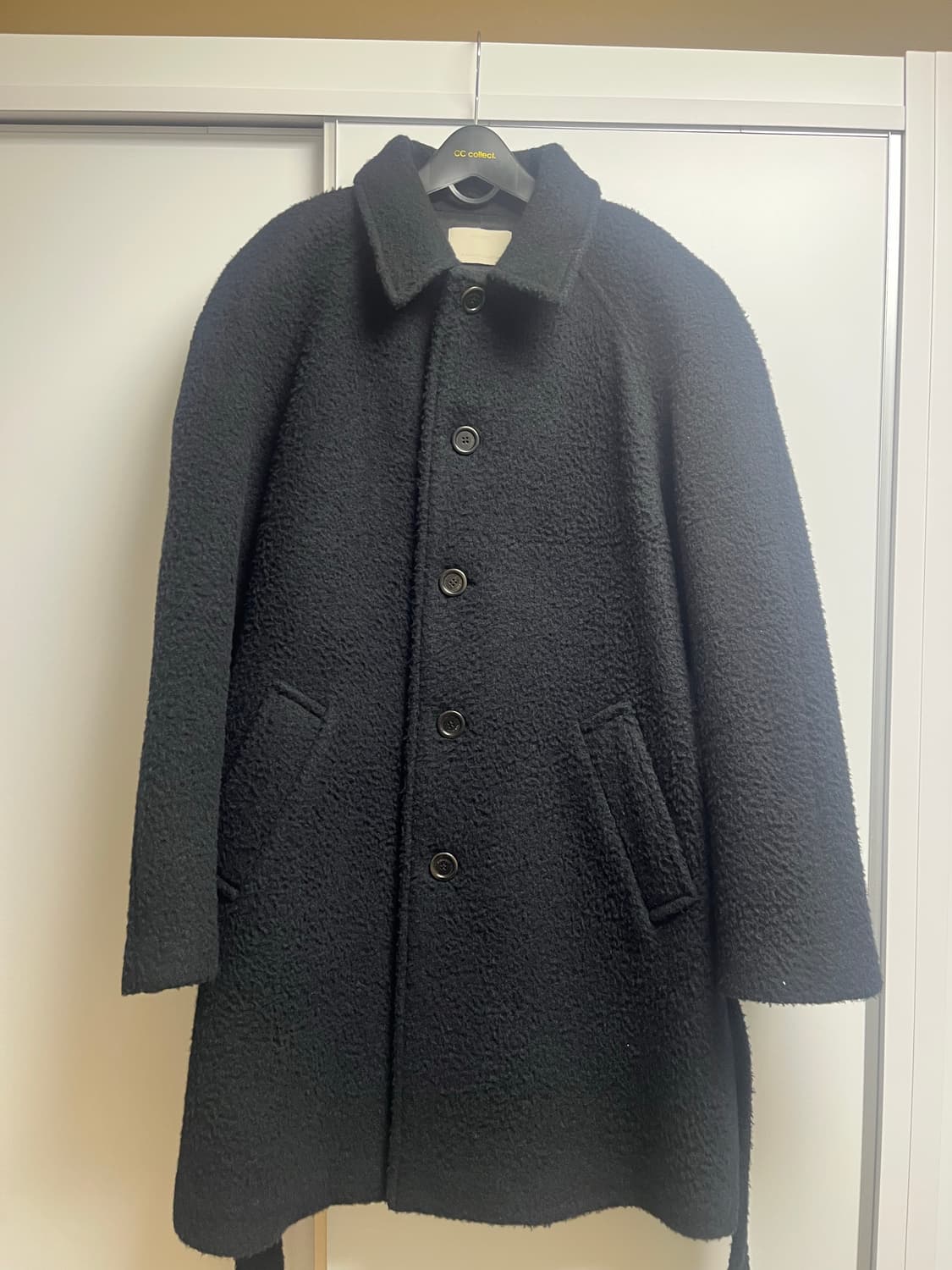 아모멘토 Amomento 24fw 알파카 래글런 코트 BK M 상품이미지4