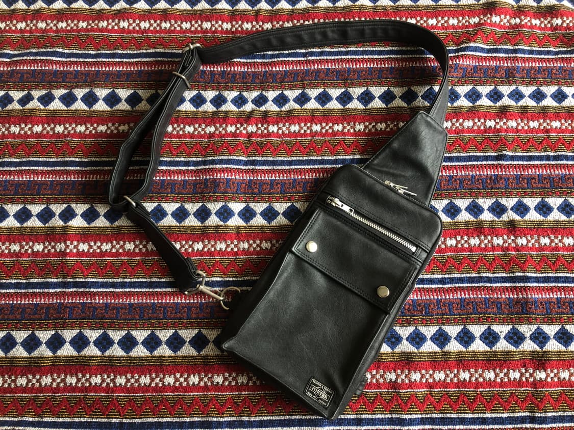 요시다 포터 레더 슬링백 상품이미지1