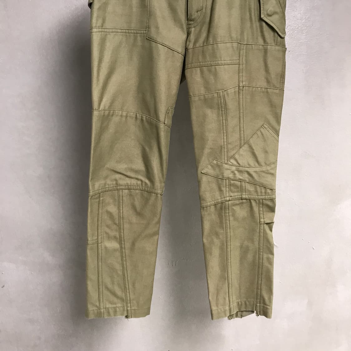 준야와타나베 코튼 팬츠 카키 XS(W) 상품이미지3