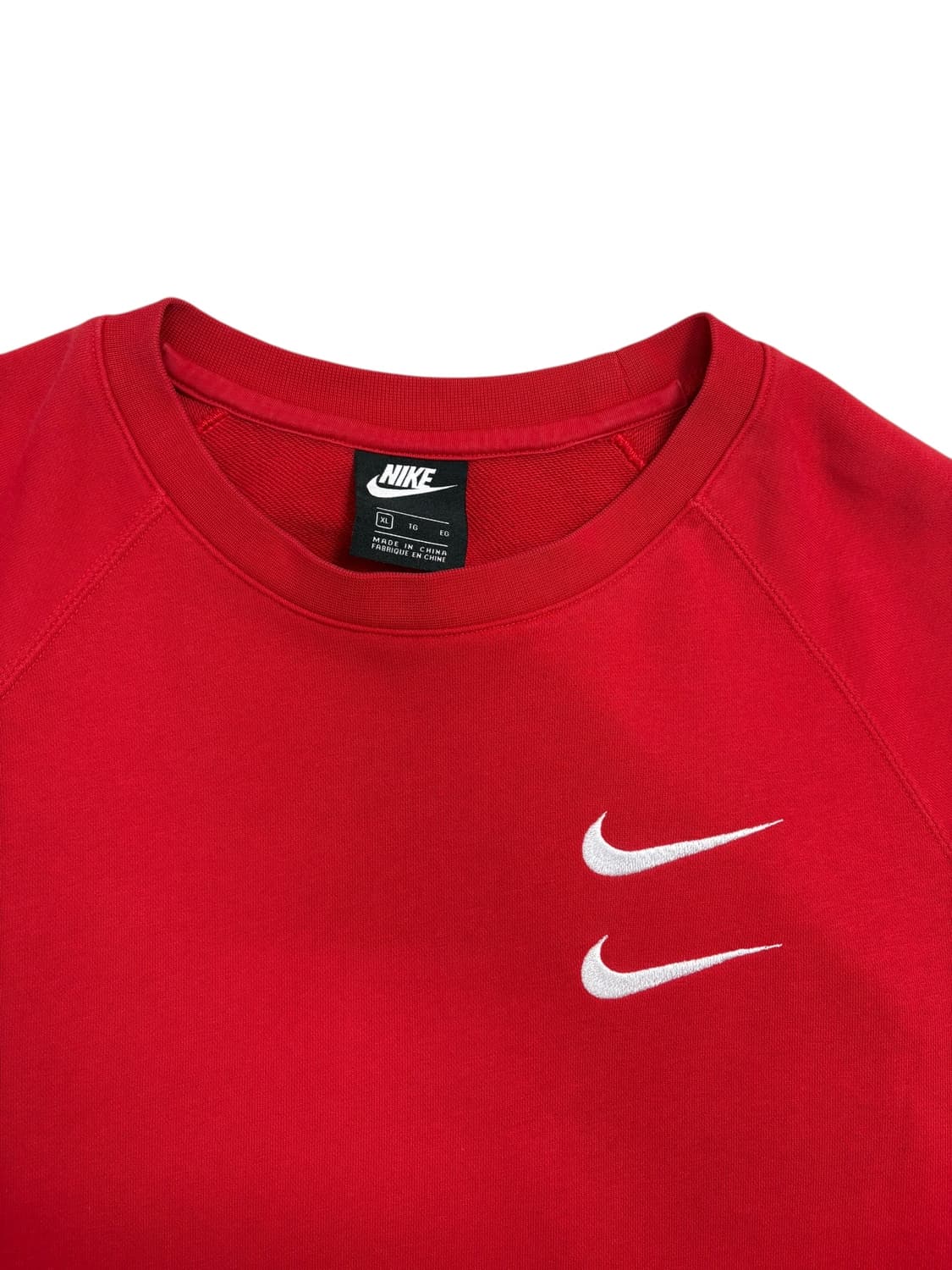 나이키 더블스우시 맨투맨 레드 상품이미지7