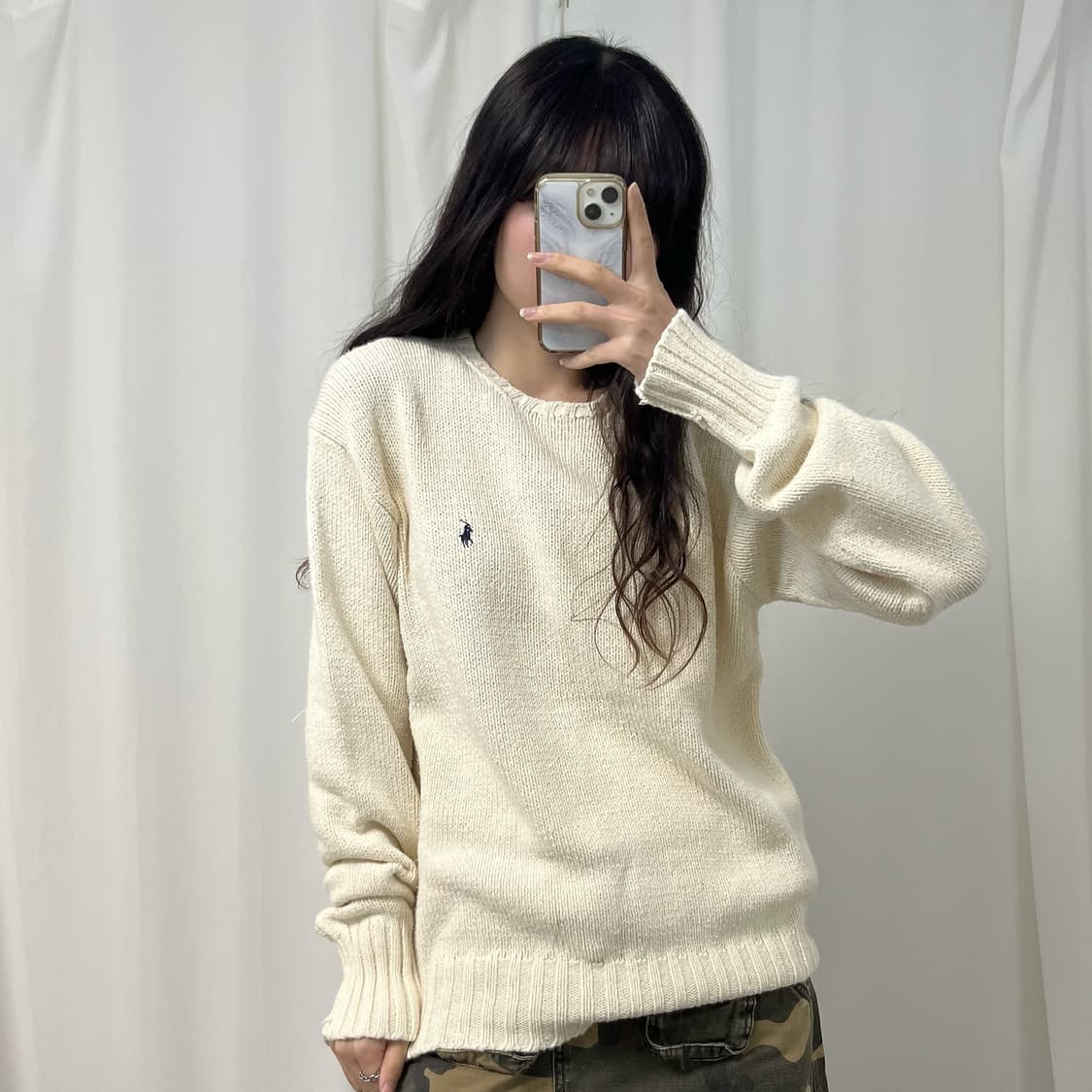 Polo Ralph Lauren ivory knit 상품이미지1