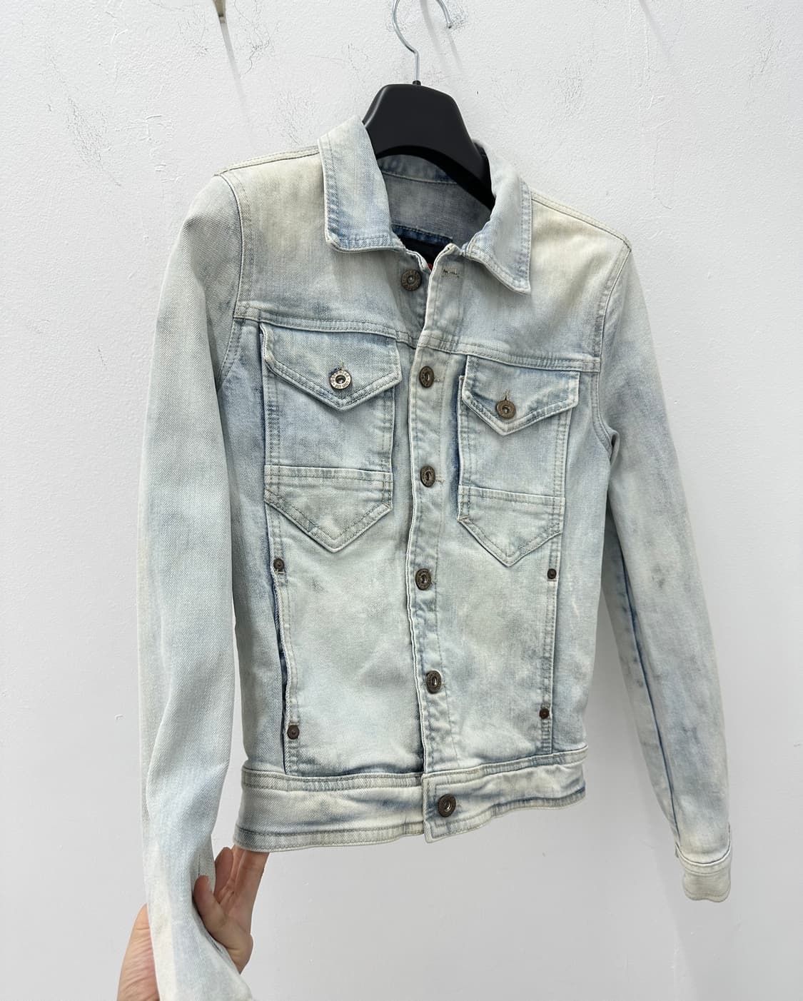 Guess vintage washing denim jacket 상품이미지2