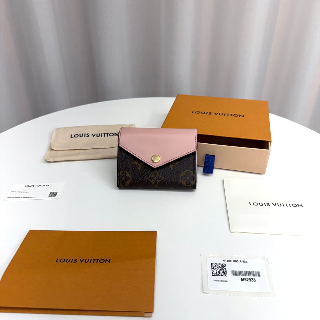 [풀박스] 루이비통 조에월릿 반지갑 핑크 상품이미지7