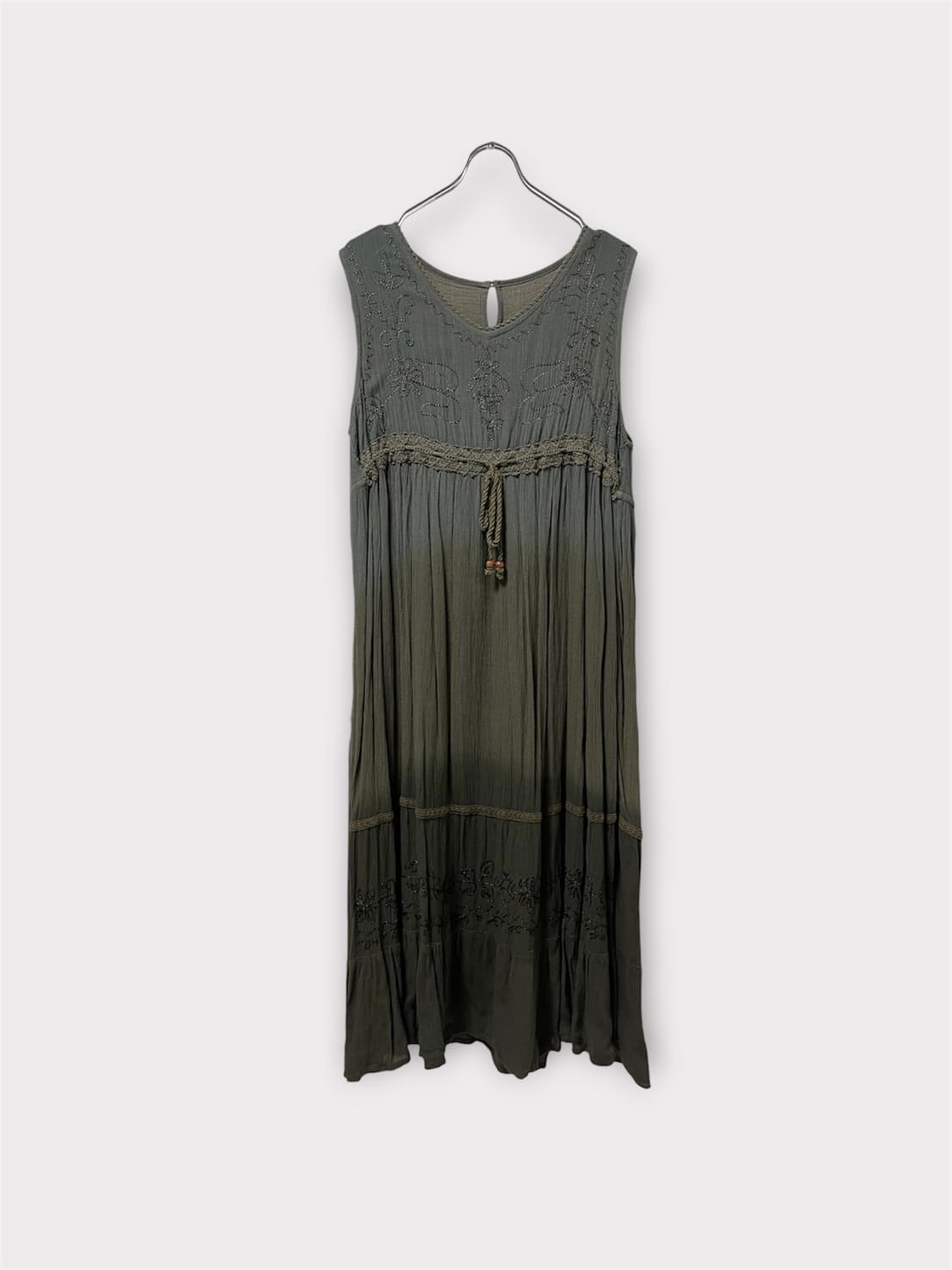 Bohemian Embroidered Long Dress 상품이미지1