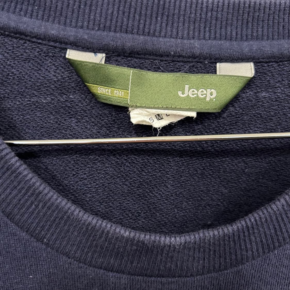 지프 익스플로러 빅로고 래글런 맨투맨 상품이미지3