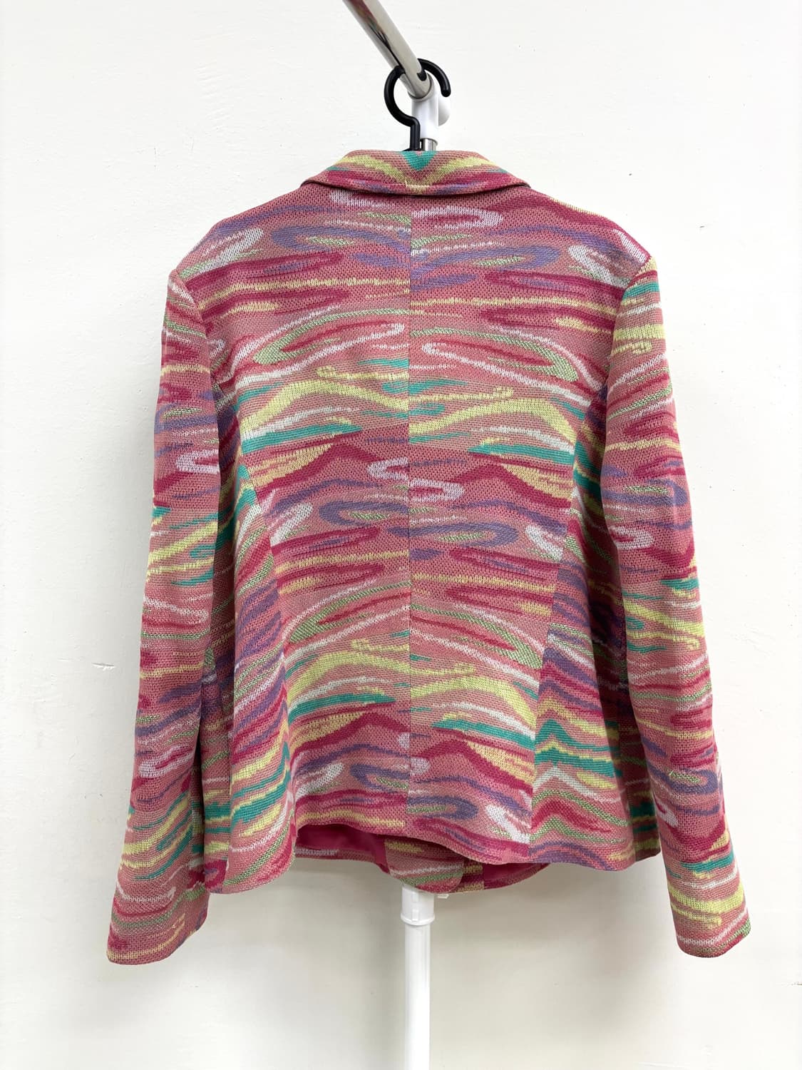 빈티지 핑크 실크 블레이저 자켓 상품이미지9