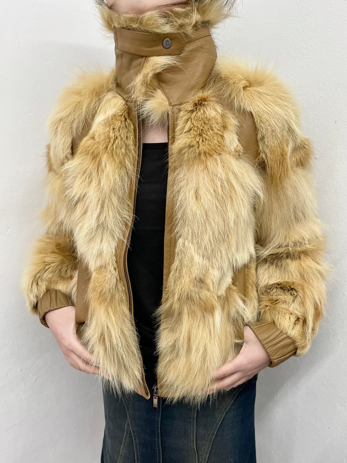 양가죽 코요테 퍼자켓 상품이미지4