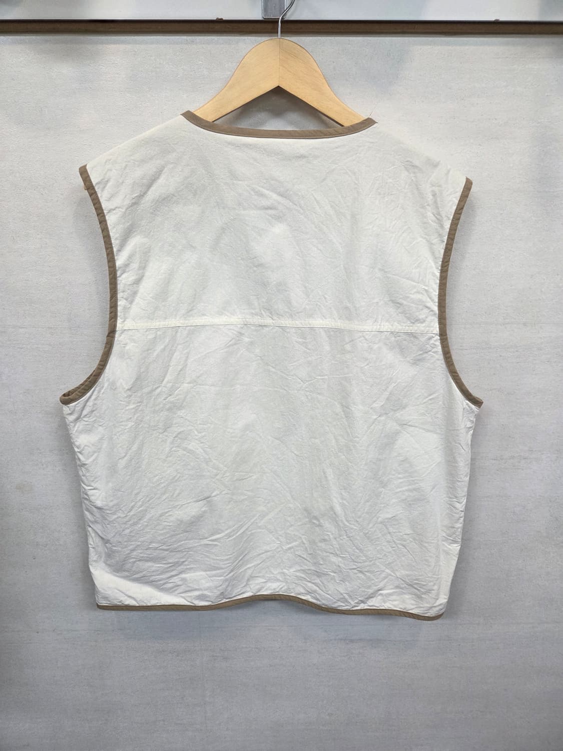 셔터 브러쉬드 리버시블 코튼 조끼 L 상품이미지6